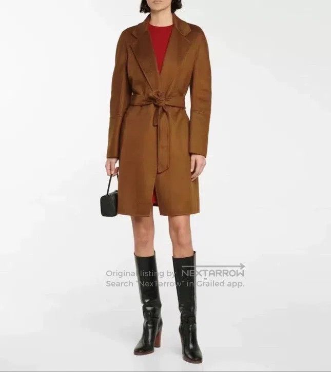 Max Mara Max Mara Caramel Cashmere Coat Classic Style Size XXS / US 00 / IT 34 - 7 Thumbnail