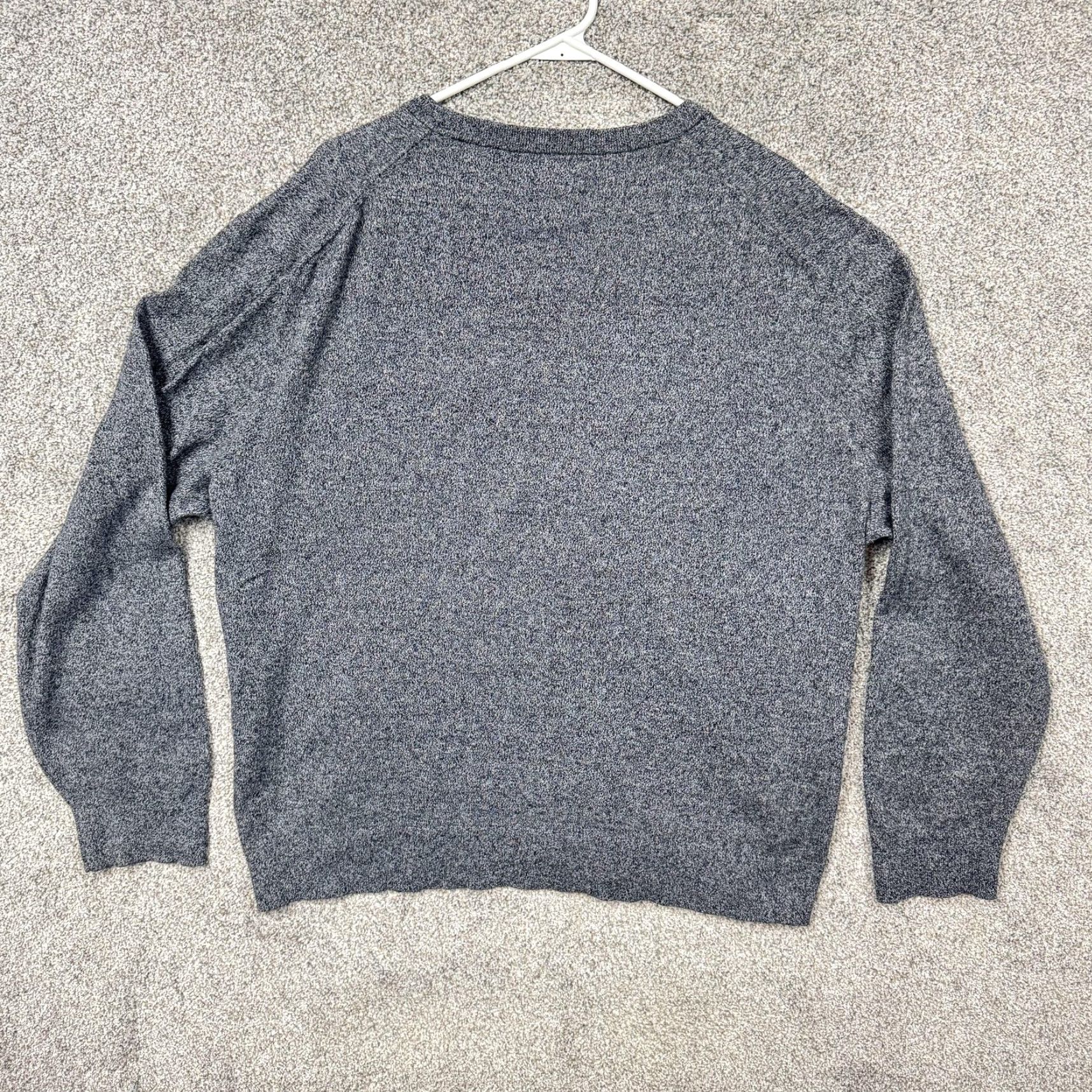 Nautica Nautica Sweater Mens XL Gray V-Neck Navtech Pullover Knit Sailboat Logo Classic Knit Shirt Size US XL / EU 56 / 4 - 7 Thumbnail