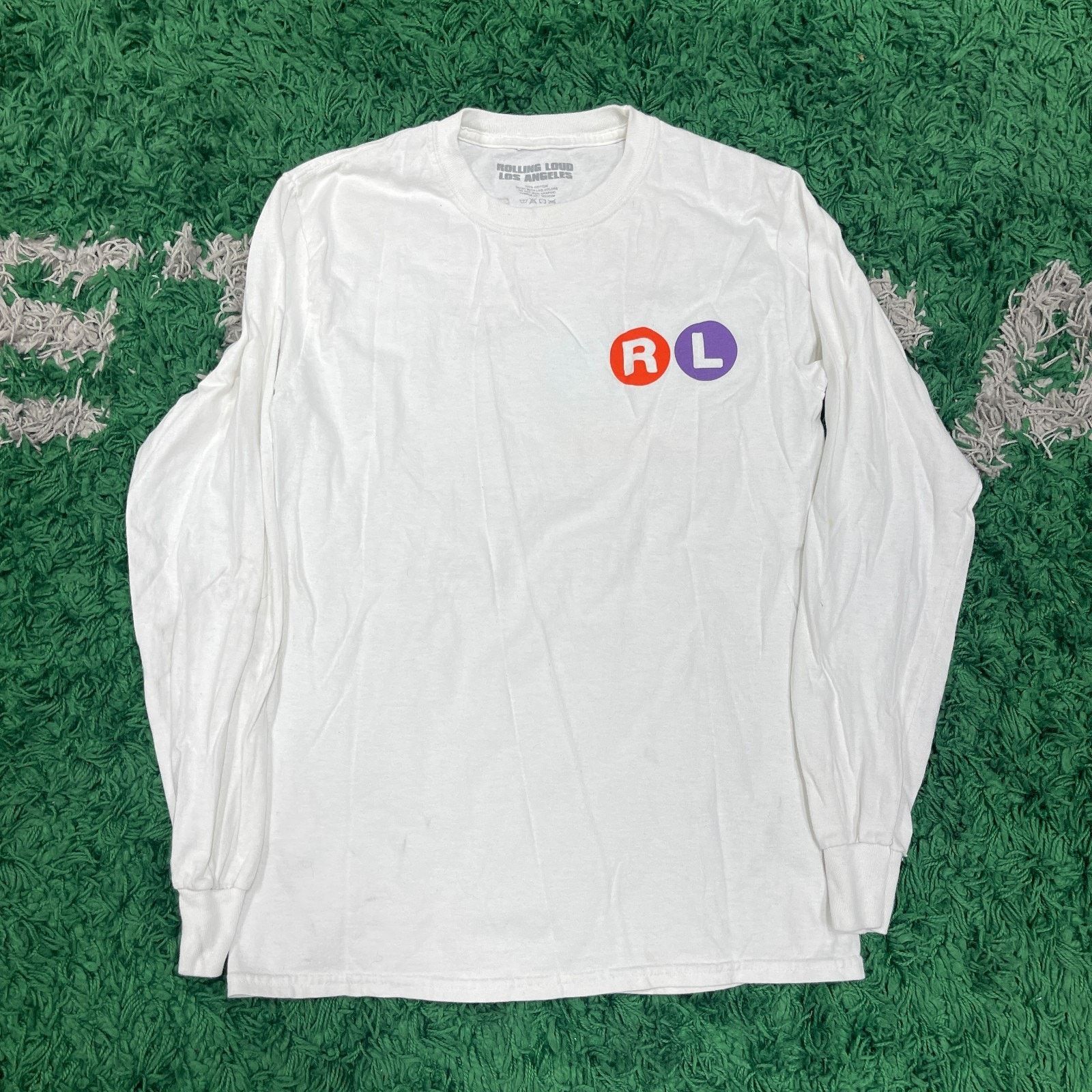 Stussy Rolling Loud 2019 Expo Line Map LS White Tee Shirt Small S Size US S / EU 44-46 / 1 - 5 Thumbnail