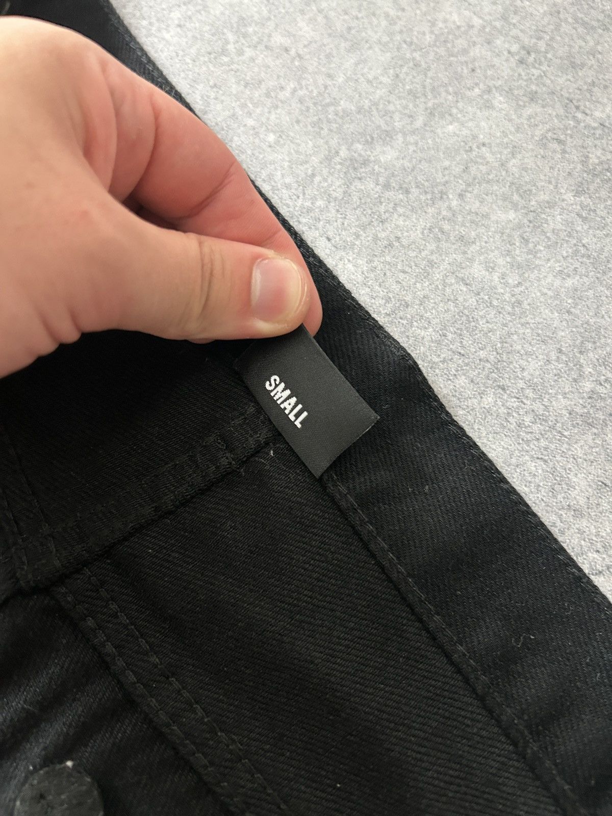 Revenge Revenge embroidered jeans denim black jeans Size US 31 - 4 Thumbnail