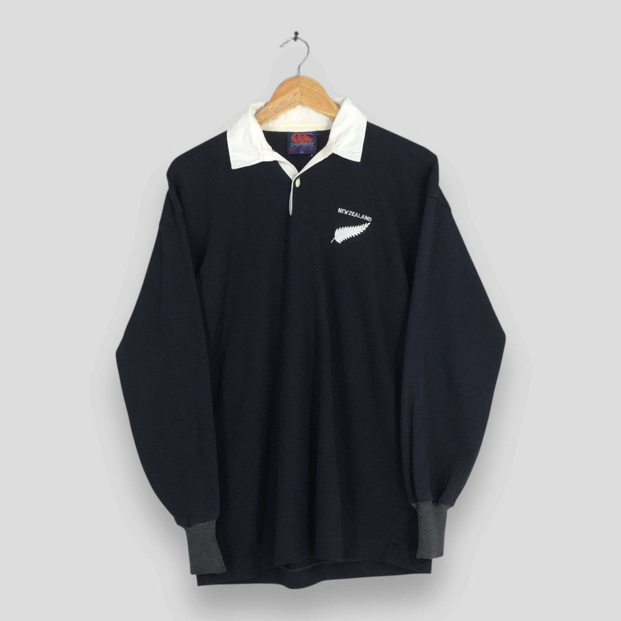Canterbury of New Zealand Vintage 90s Canterbury Of New Zealand Rugby Polo Medium Size US M / EU 48-50 / 2 - 1 Thumbnail