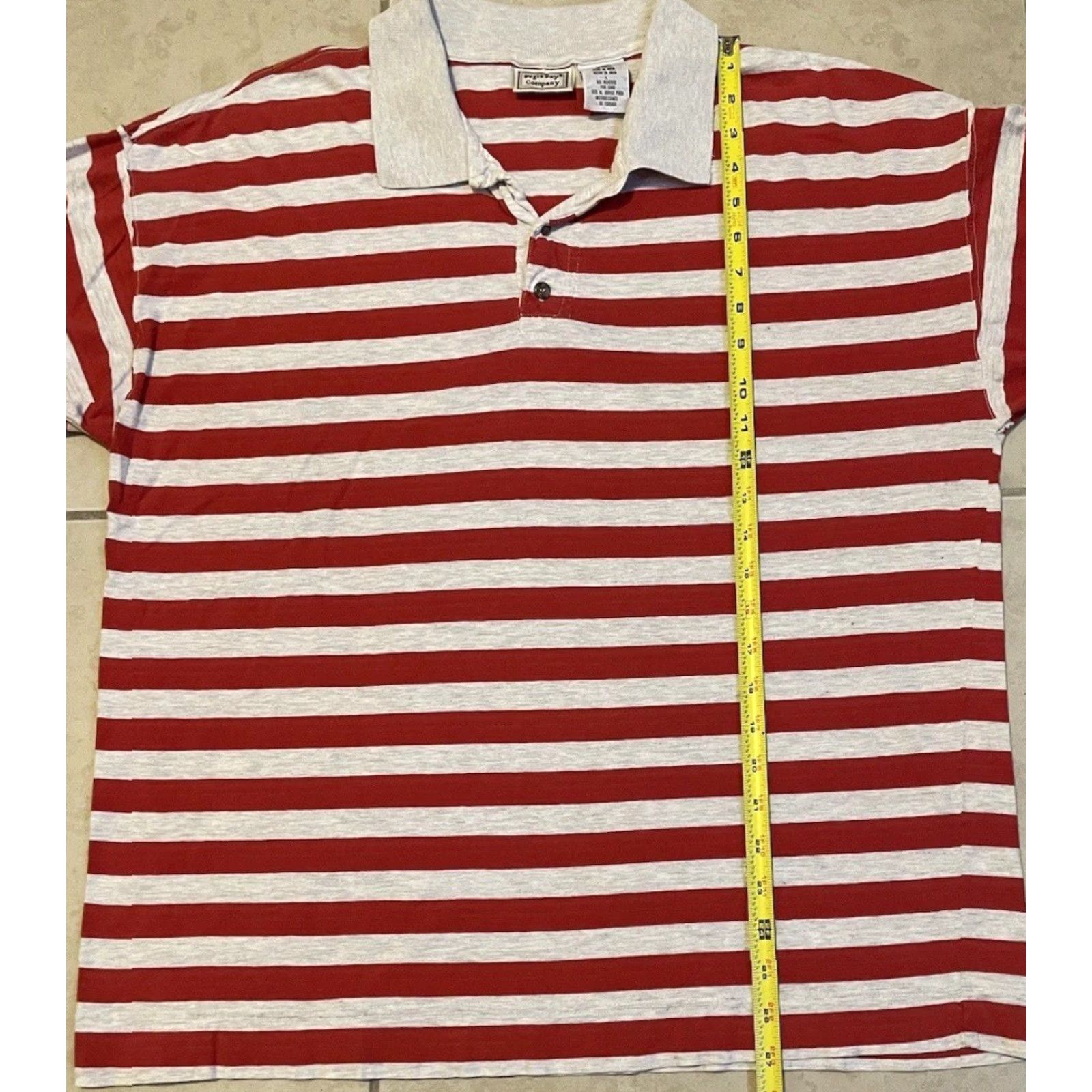 Quiksilver VINTAGE Bugle Boy Striped Polo Shirt M L Red Mens Polo Shirt 90s Grunge Surf Skate Vaporwave Gotcha Ocean Pacific California USA Vintage 90s Size US M / EU 48-50 / 2 - 6 Thumbnail