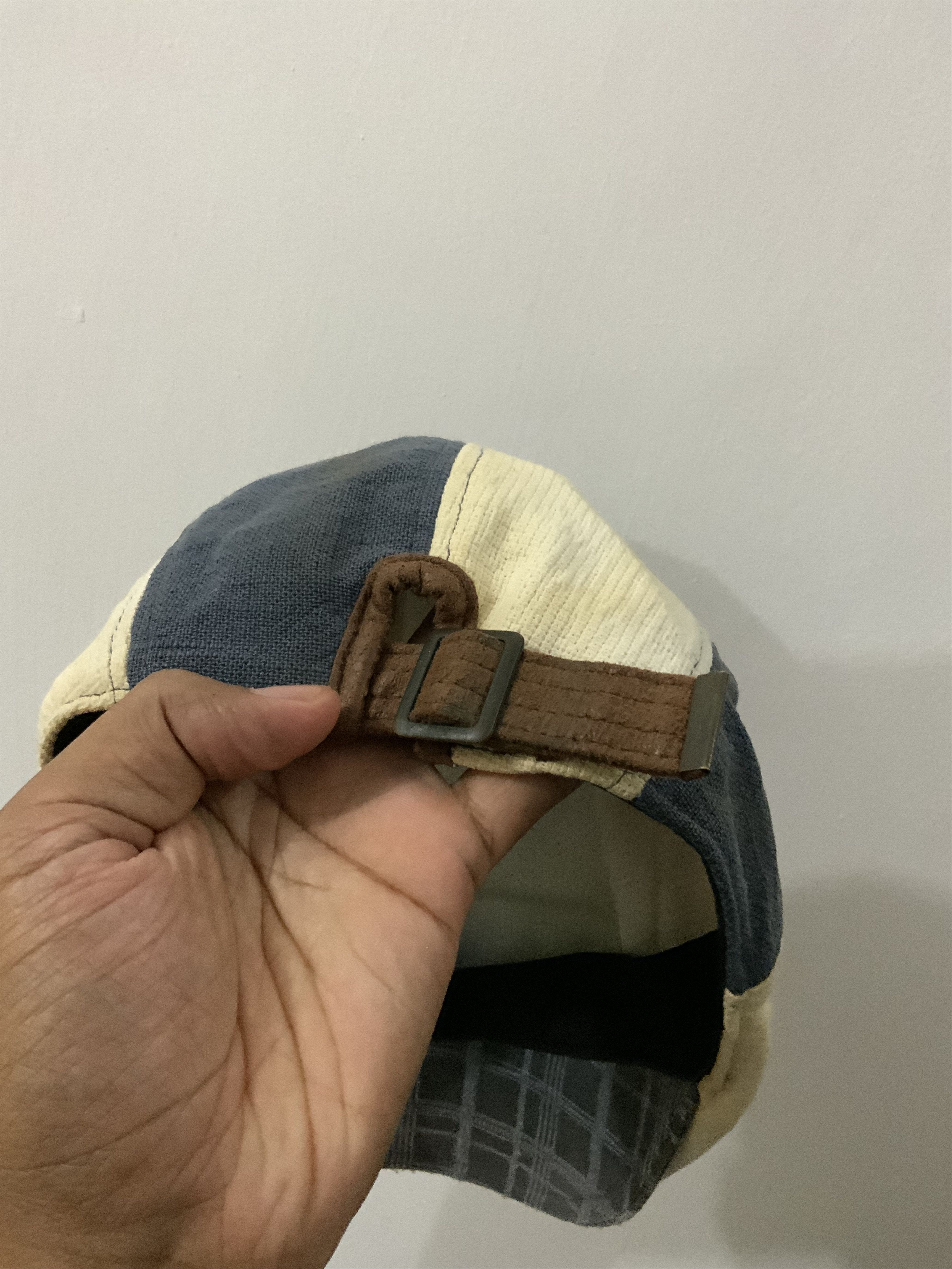 Japanese Brand Sashiko Boro Flat Baretta Hat Size ONE SIZE - 11 Thumbnail