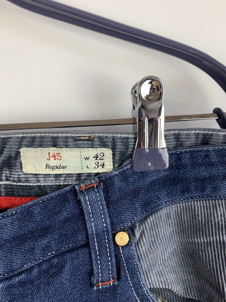 Armani Armani Jeans blue denim Italy 42 Size US 42 / EU 58 - 4 Thumbnail