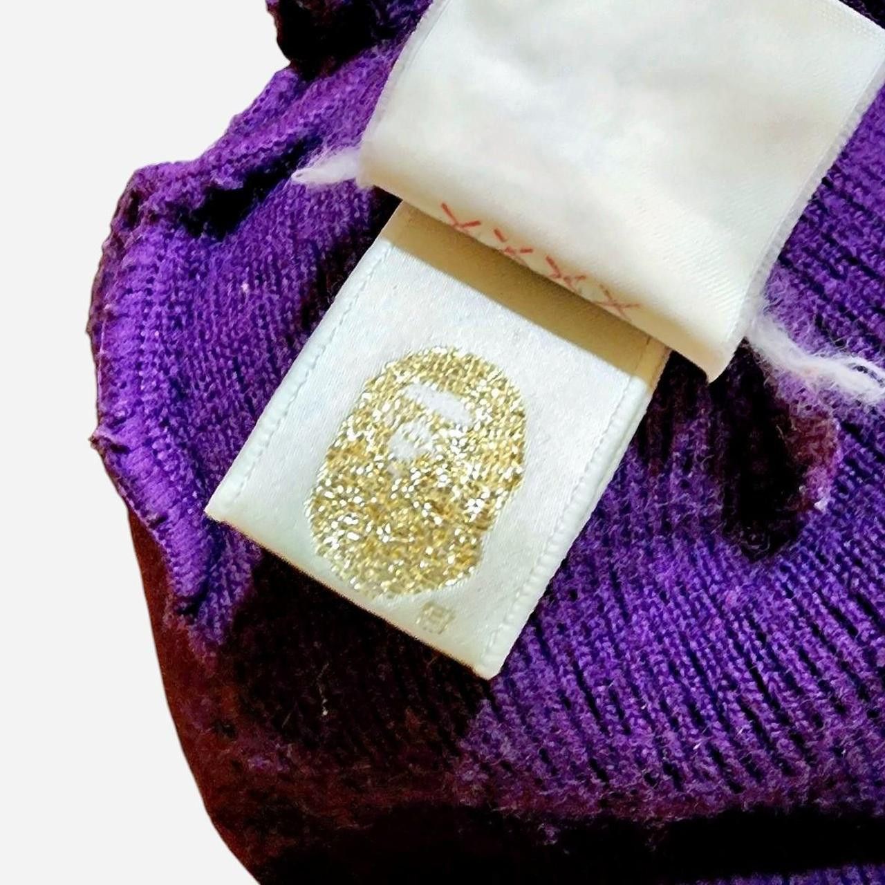 Bape Purple BAPE Beanie Size ONE SIZE - 3 Thumbnail