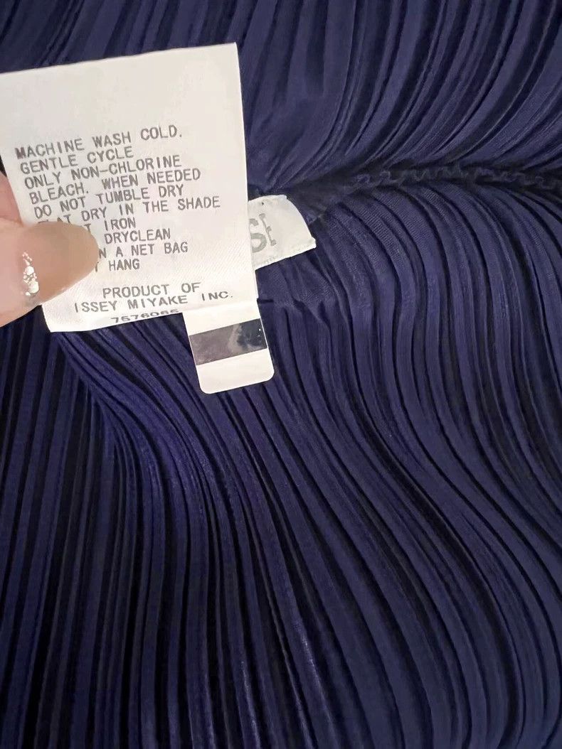 Issey Miyake Issey Miyake size:5 Navy blue irregular-shaped dress Size XS / US 0-2 / IT 36-38 - 7 Thumbnail