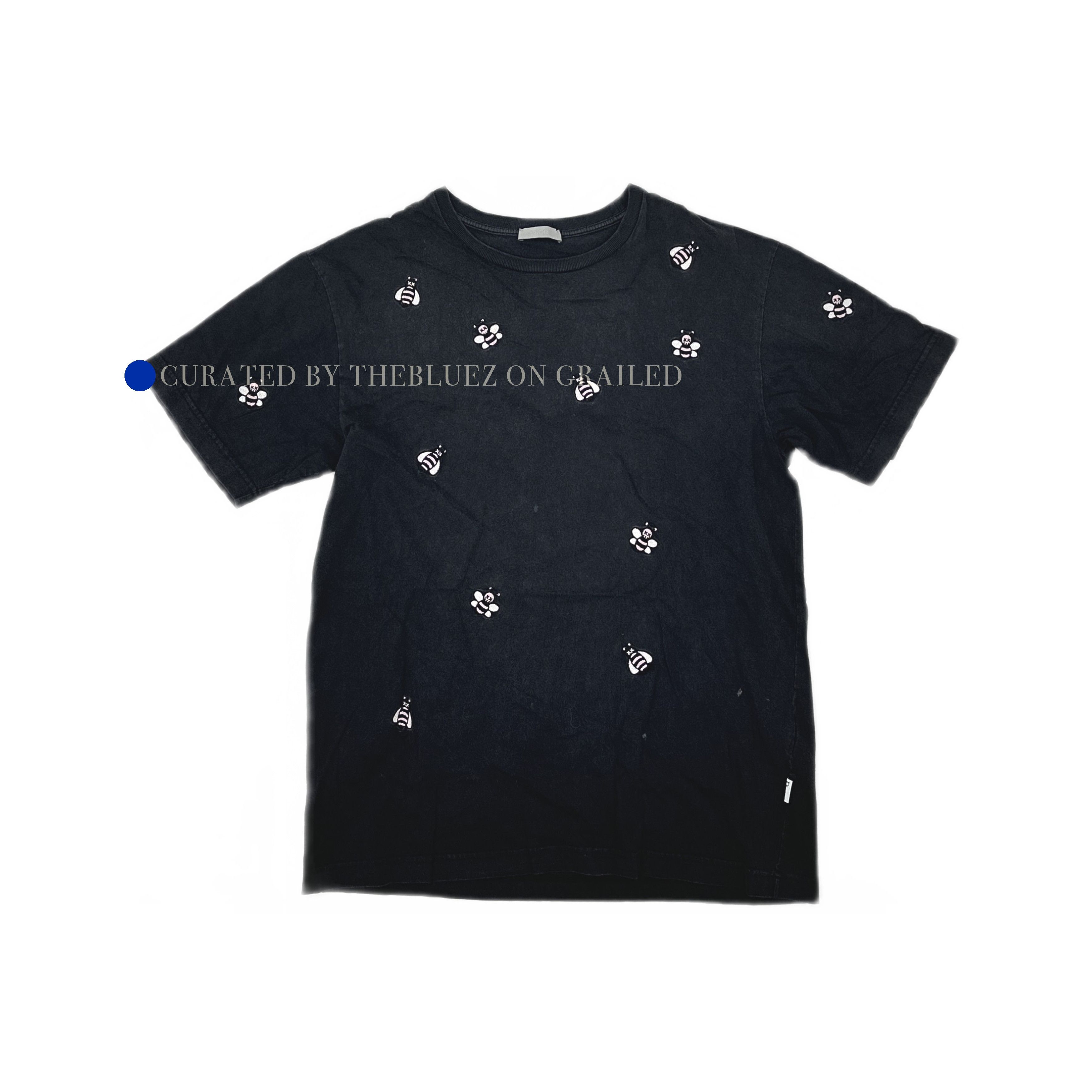 Dior KAWS Collaboration Bee Embroidery Tee Size US S / EU 44-46 / 1 - 1 Thumbnail