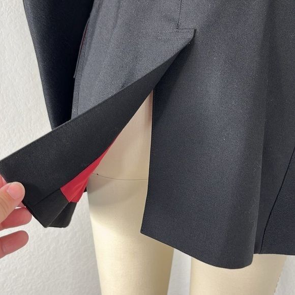 Japanese Brand Shiro Sakai Wool Asymetric Placket Tailored Mixed Media Japa Size S / US 4 / IT 40 - 7 Thumbnail