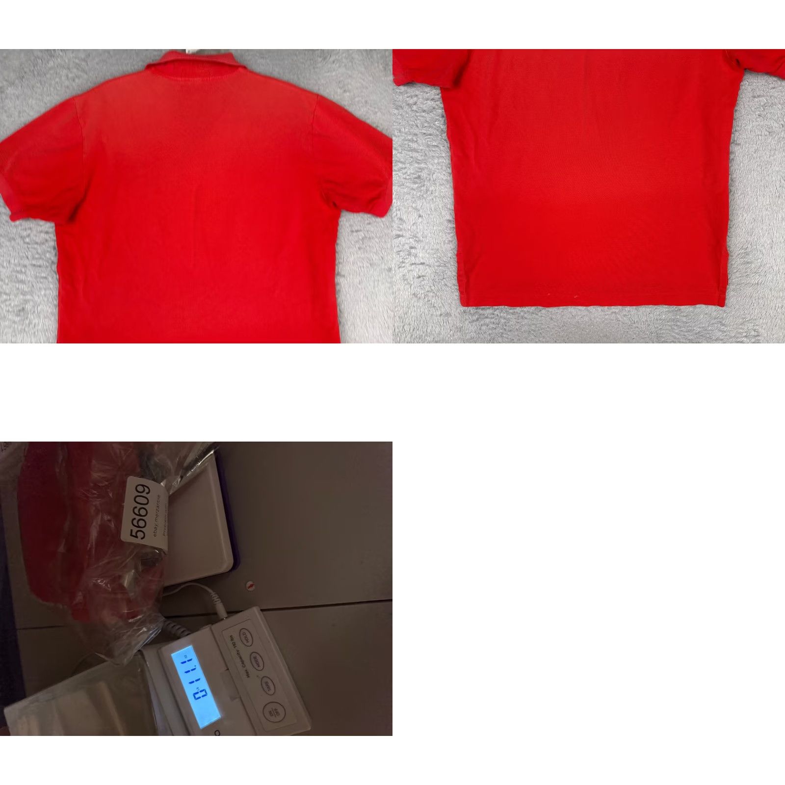 Polo Ralph Lauren VINTAGE Polo Ralph Lauren Shirt Men L Red 100% Cotton Short Sleeve Pony Size US L / EU 52-54 / 3 - 9 Thumbnail