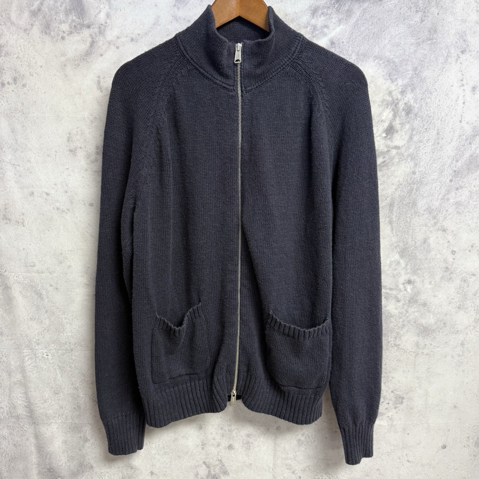 Gap Vintage Gap Cardigan Knit Sweater Mens XL Blue Full Zip Size US XL / EU 56 / 4 - 1 Thumbnail