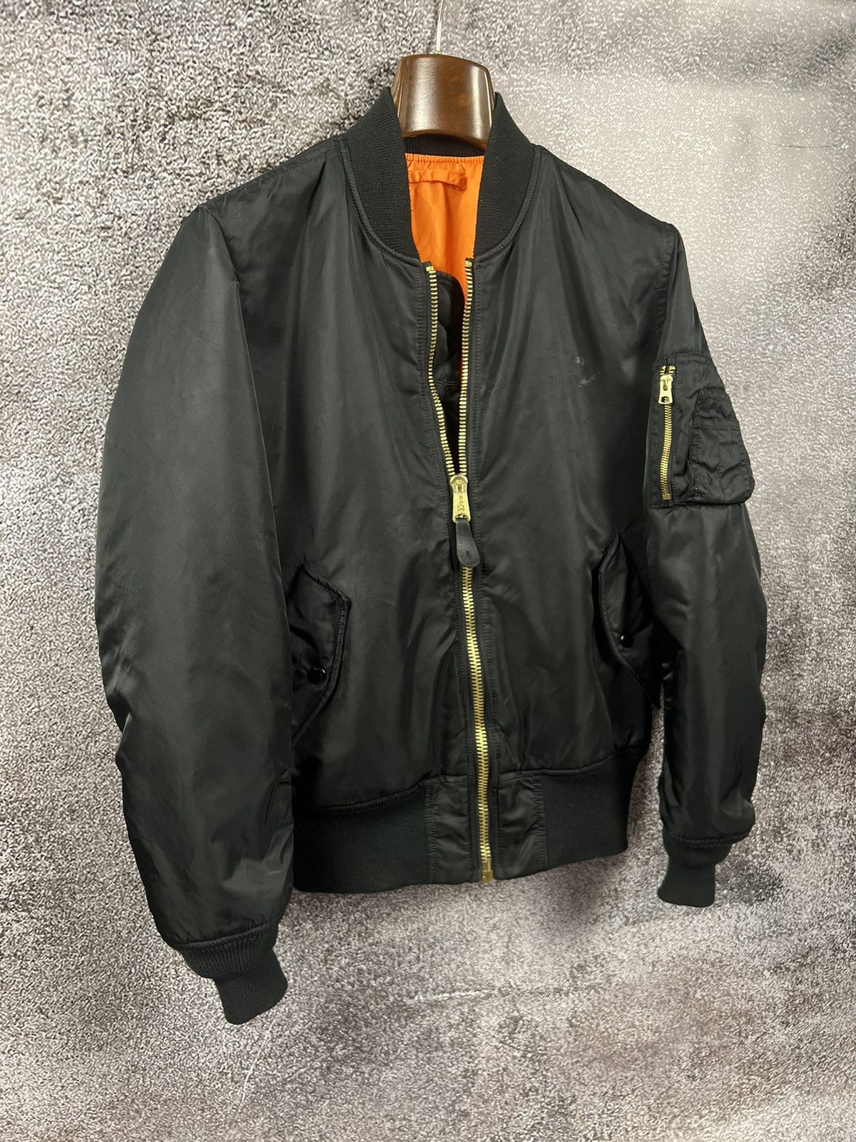 Alpha Industries × Japanese Brand × Vintage Alpha Industries MA-1 Anarchy Air Tokyo vintage bomber japan Size US M / EU 48-50 / 2 - 17 Thumbnail