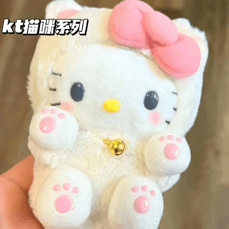 Other 10cm Sanrio Hello Kitty Cartoon Plush Doll Schoolbag Gift Size ONE SIZE - 3 Thumbnail