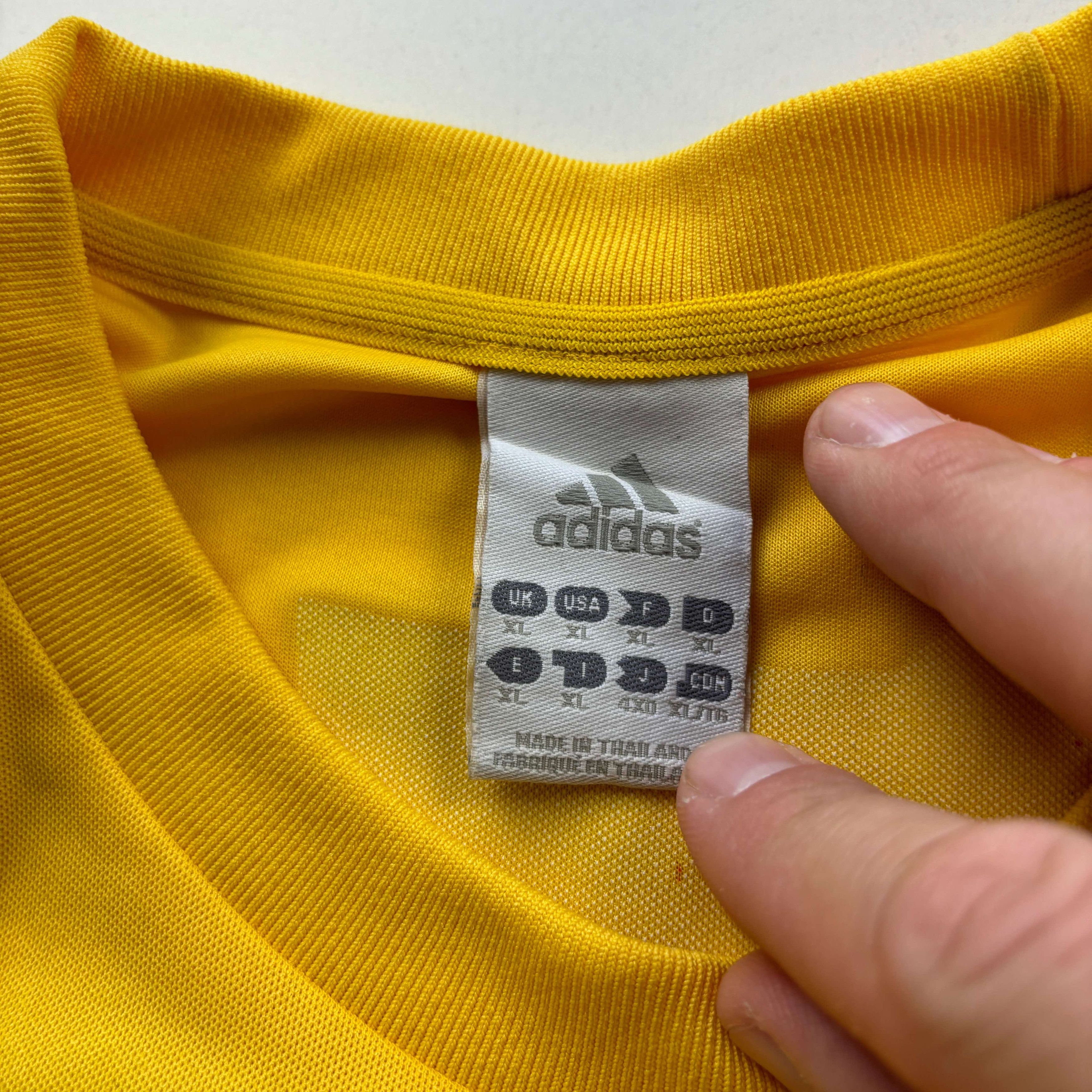 Adidas MATCH WORN Coupe De France 2006-07 away #6 football jersey Size US XL / EU 56 / 4 - 5 Thumbnail