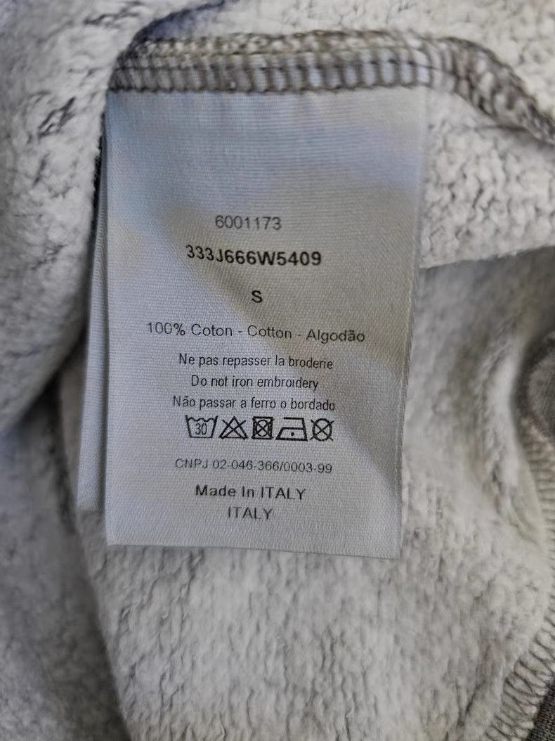 Dior Dior Grey Embroidered Hoodie Size US S / EU 44-46 / 1 - 5 Thumbnail