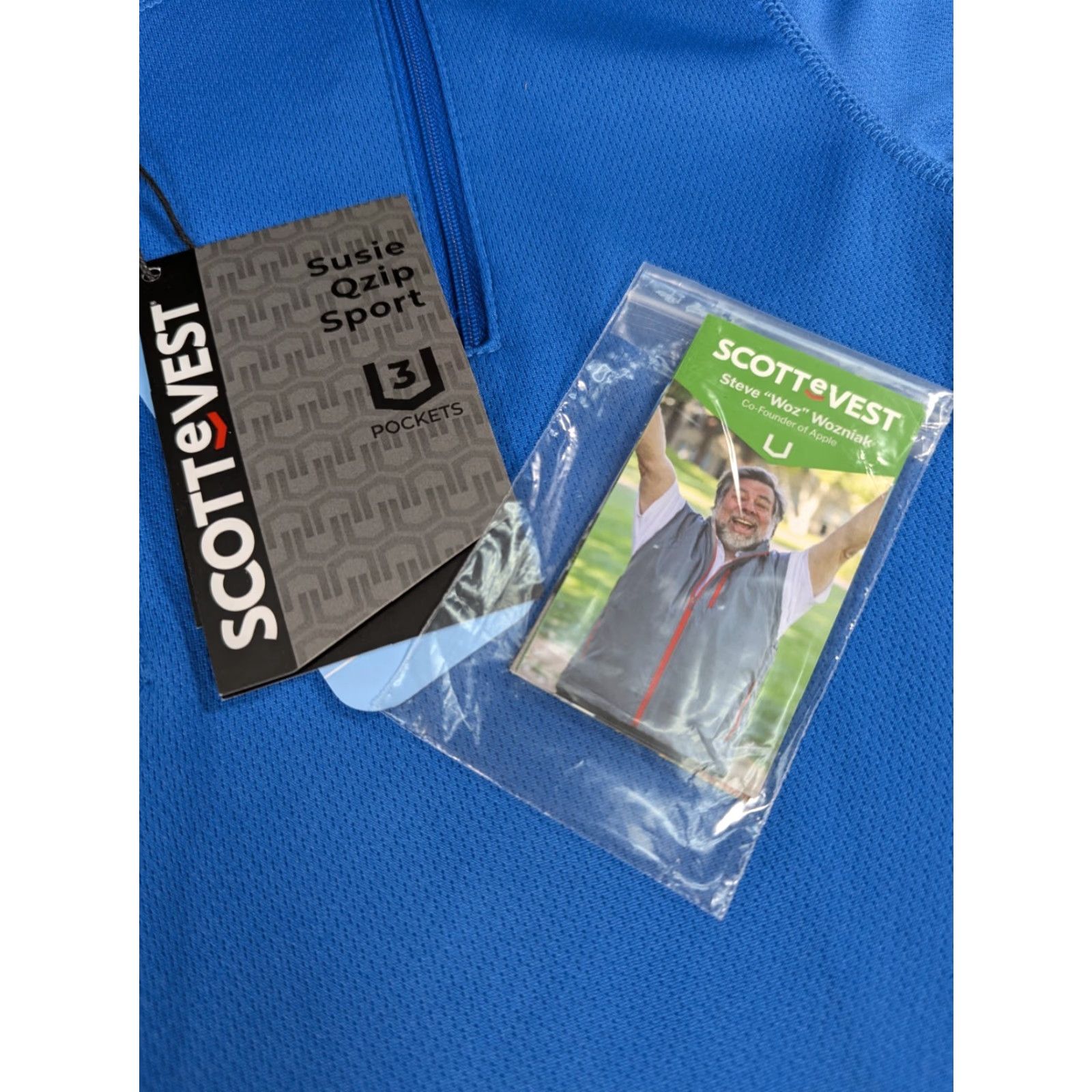Vintage VINTAGE Scottevest Pullover Womens S Blue Susie QZip Sport Tech Performance NEW Size S / US 4 / IT 40 - 2 Thumbnail