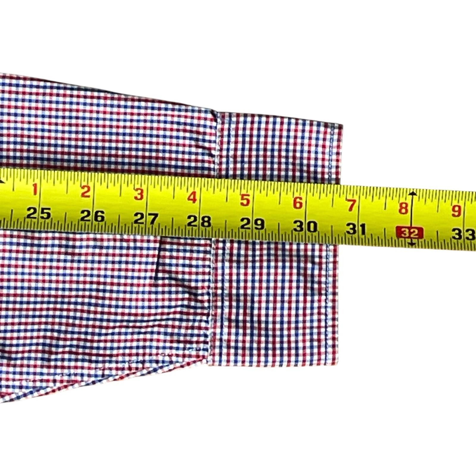 Gap GAP Men’s Large Blue Red Button Down LS Shirt EUC Clean Size US L / EU 52-54 / 3 - 7 Thumbnail