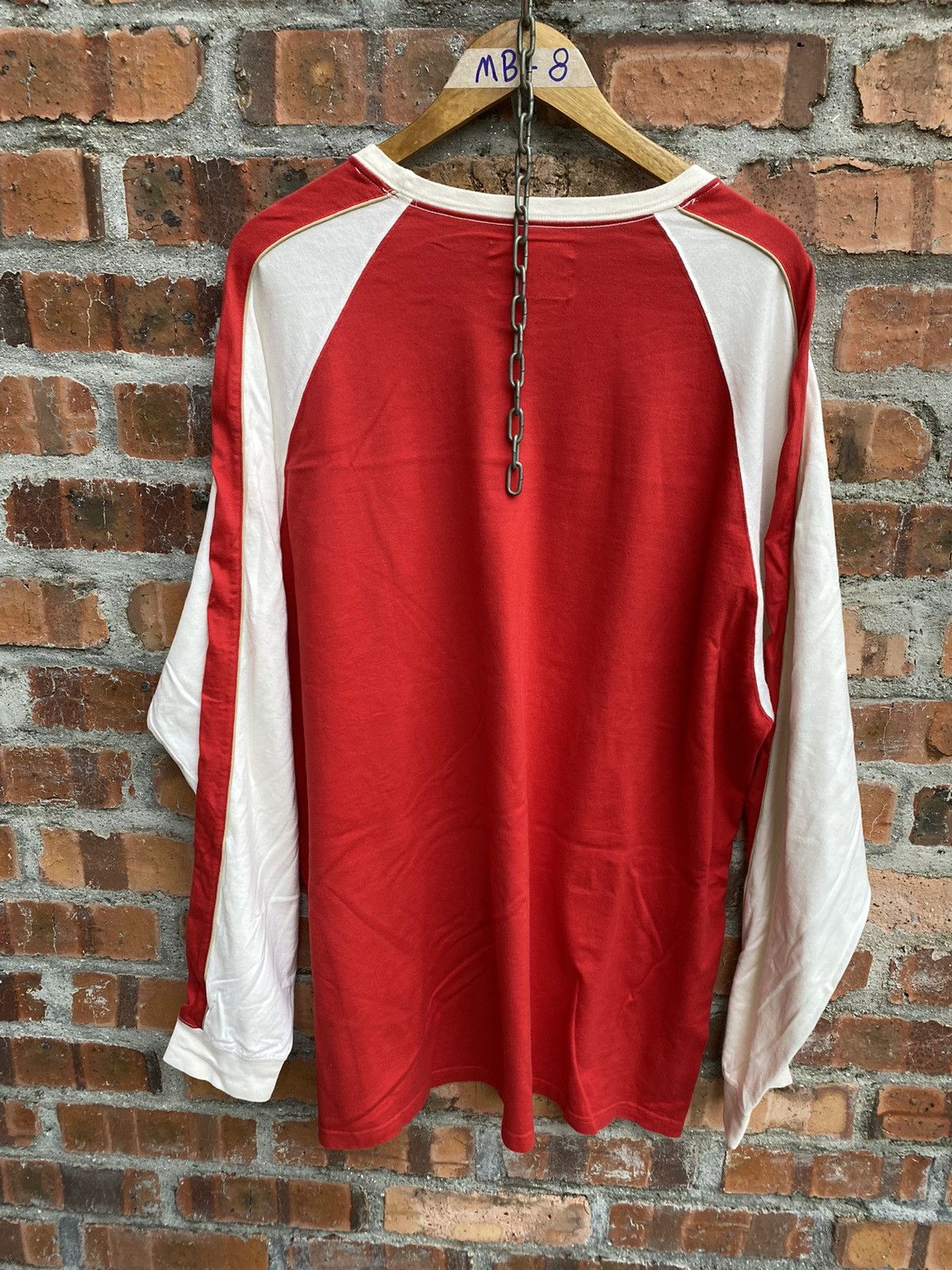 Swagger 2002 Swagger Red Raglan LS Size US XXL / EU 58 / 5 - 9 Thumbnail