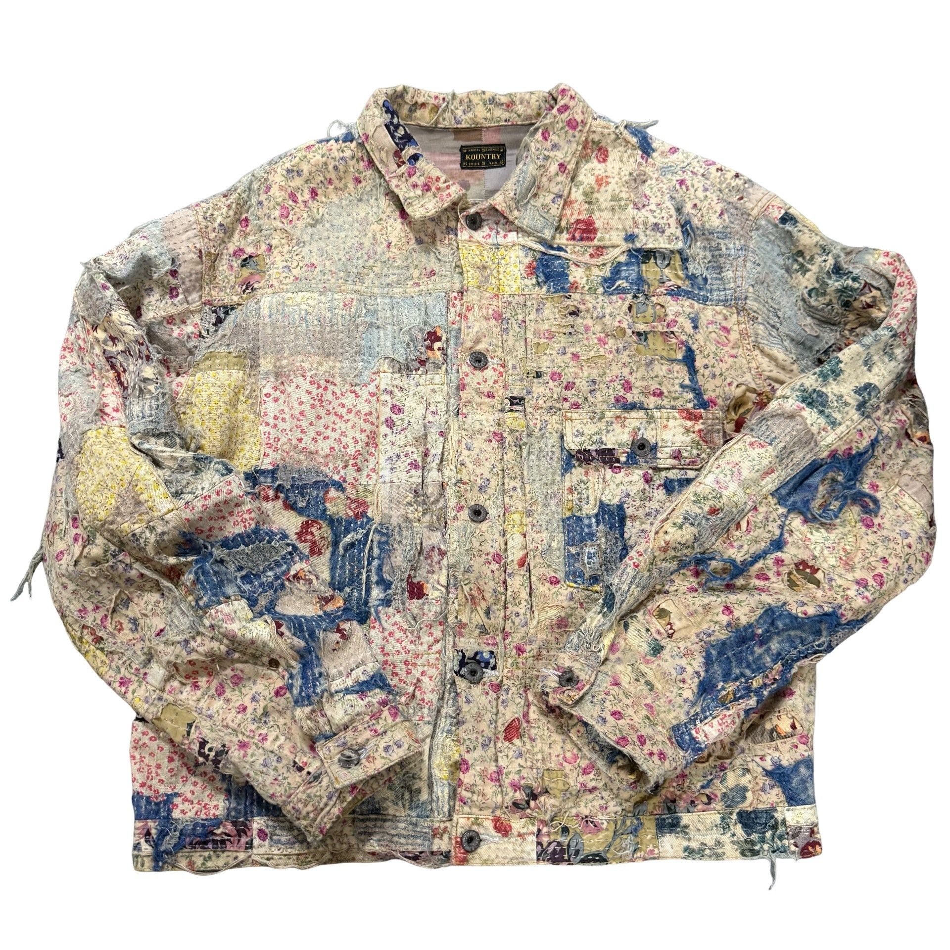Kapital KAPITAL Kountry Boro Patchwork Jacket Size 5 Size US XXL / EU 58 / 5 - 1 Thumbnail