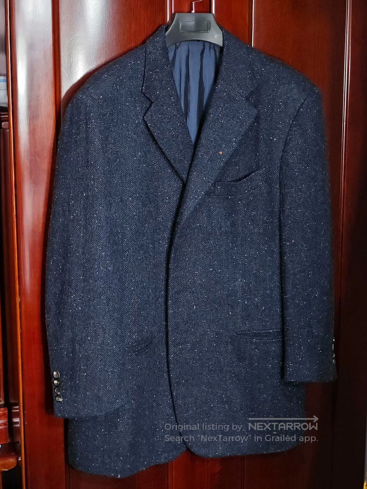 Pal Zileri Pal Zileri Cashmere Blazer in Navy Blue. Size US XL / EU 56 / 4 - 1 Thumbnail
