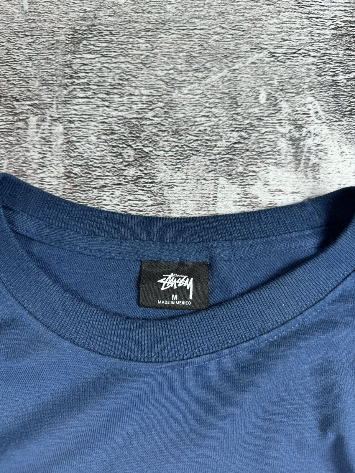 Stussy Stussy RARE Peace Earth Pacifism Blue Longsleeve Y2K T Shirt Size US M / EU 48-50 / 2 - 11 Thumbnail