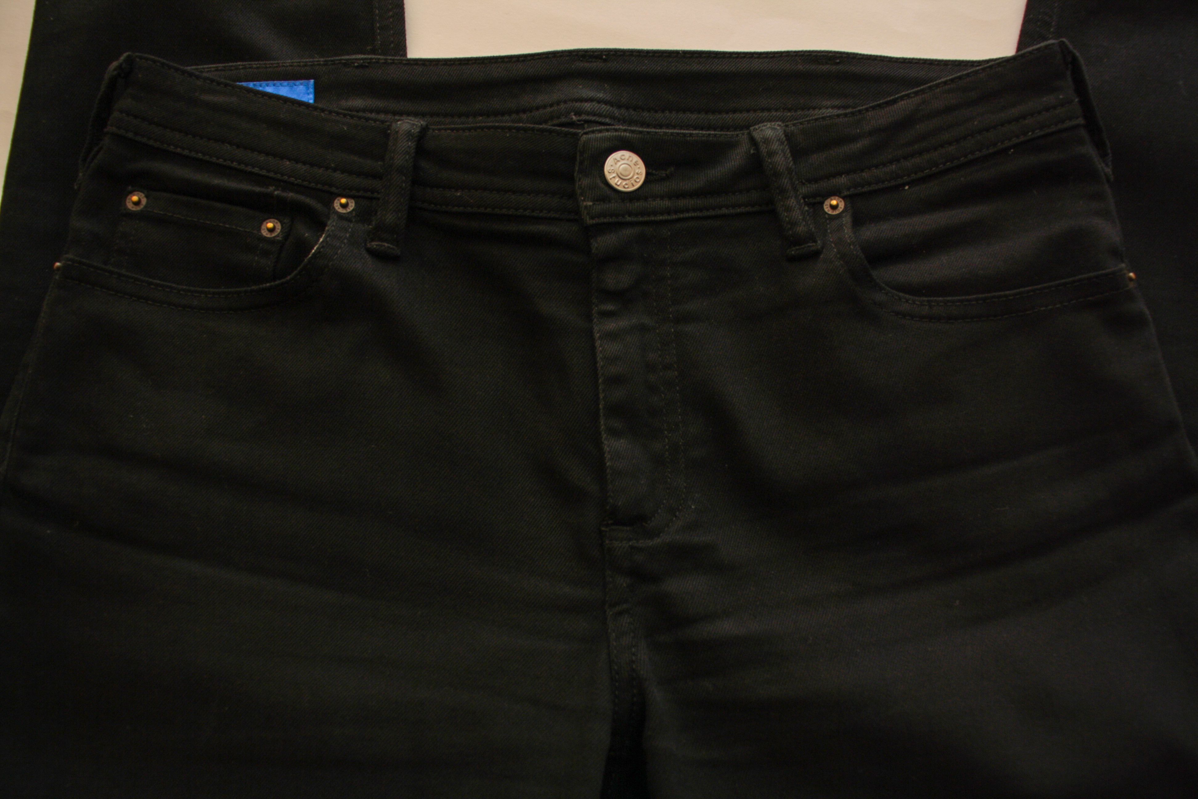 Acne Studios RRP $220 Acne Studios Climb Stay Black Jeans Size 32" / US 10 / IT 46 - 5 Thumbnail
