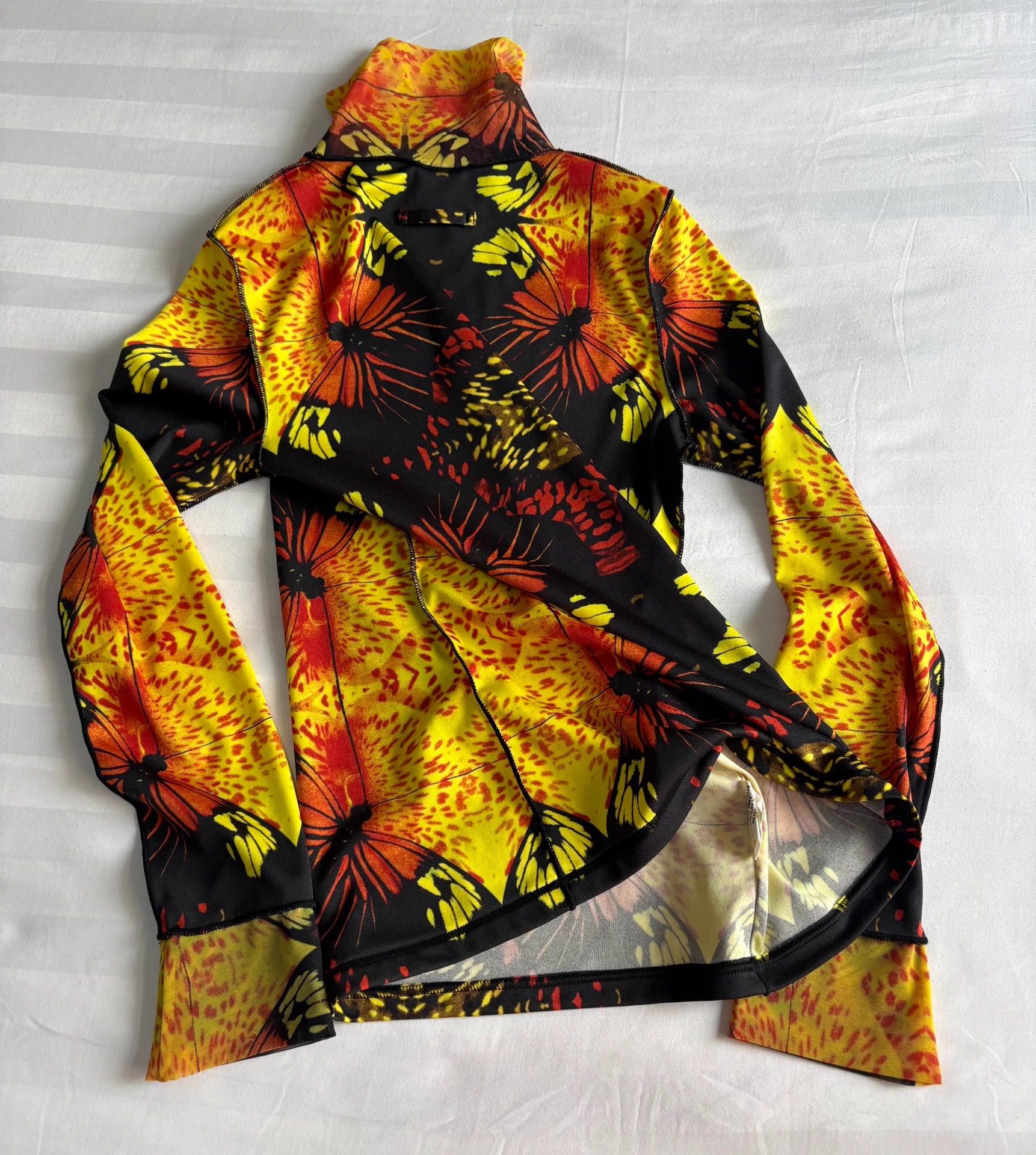 Jean Paul Gaultier Vintage Jean Paul Gaultier Flame Butterfly Tulle Top Size S / US 4 / IT 40 - 8 Thumbnail