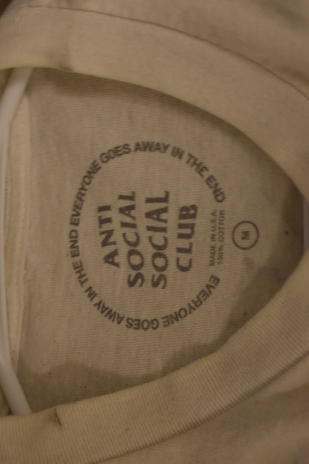 Anti Social Social Club White Anti Social Short Sleeve Size US M / EU 48-50 / 2 - 3 Thumbnail