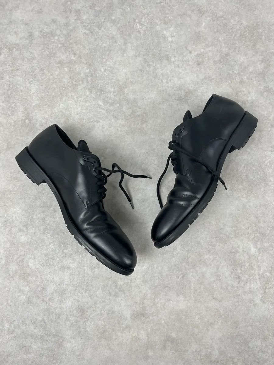 Louis Vuitton Louis Vuitton Black Modern Classy Leather Derby Shoes Size US 7.5 / EU 40-41 - 2 Thumbnail