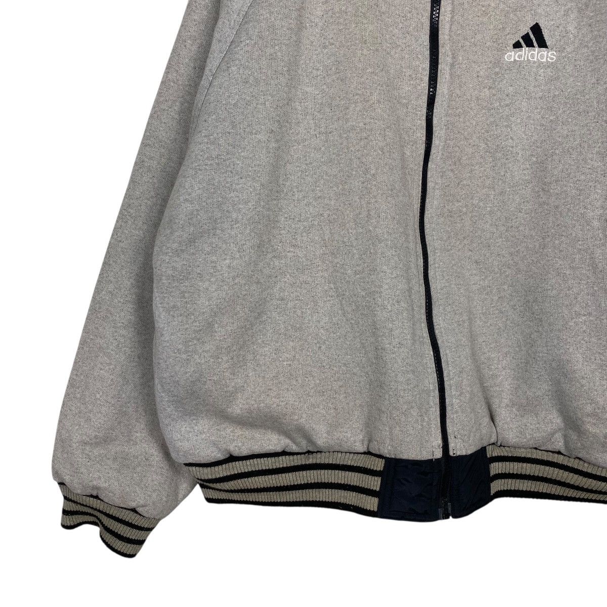 Adidas Vintage Adidas reversible hoodie jacket Size US L / EU 52-54 / 3 - 5 Thumbnail