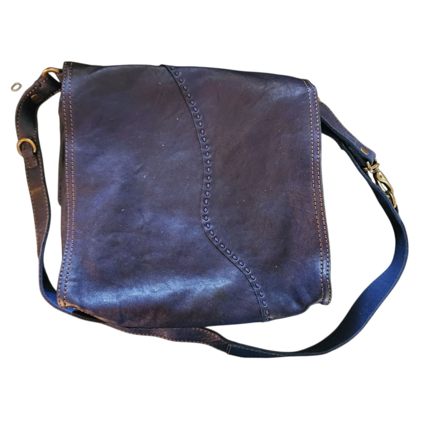 Lucky Brand Lucky Brand "Abbey Road" crossbody messenger black leather Size ONE SIZE - 2 Thumbnail