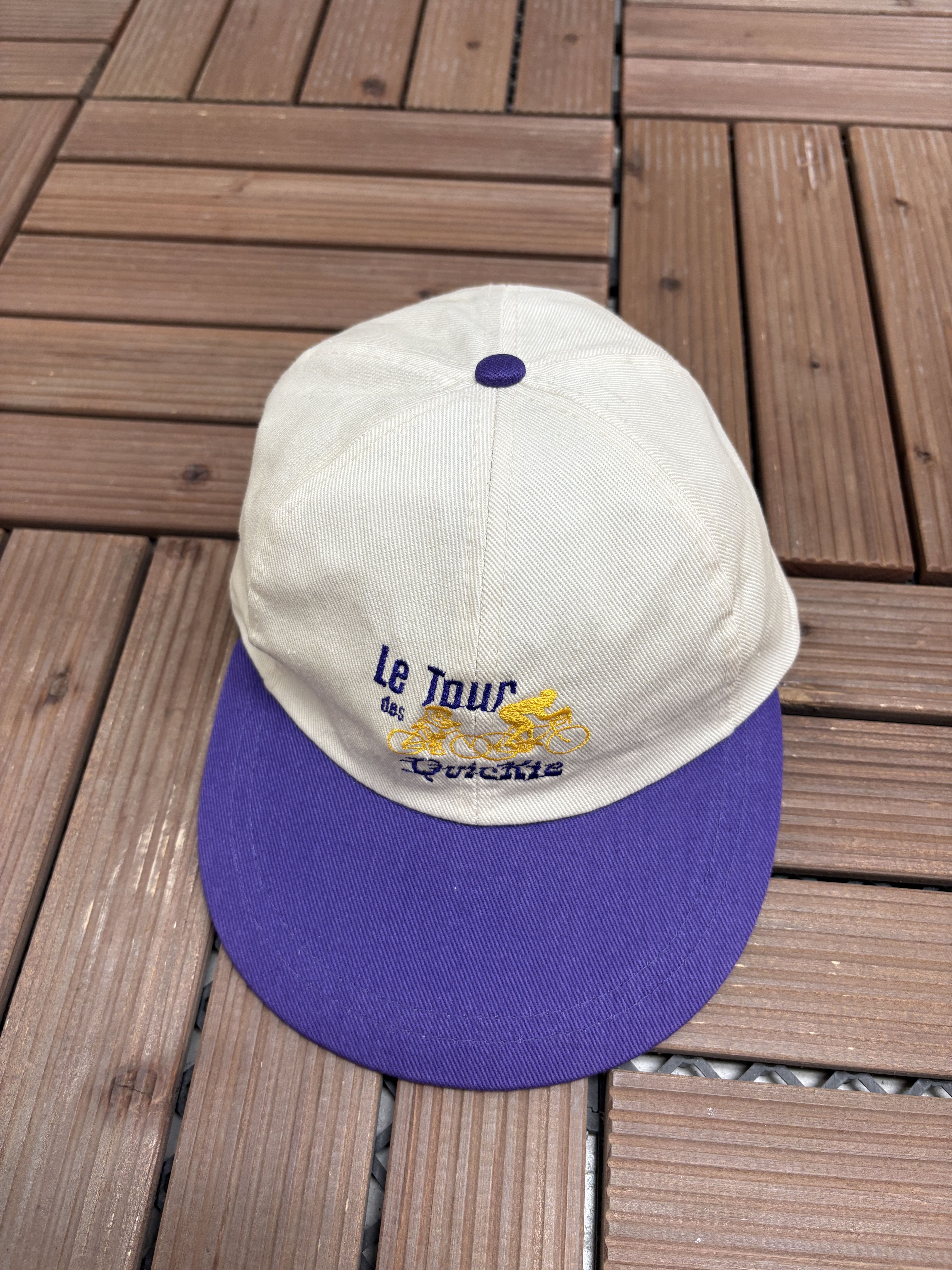 Vintage Le Tour Des Quickie Vintage White Hat Cap Size ONE SIZE - 1 Thumbnail