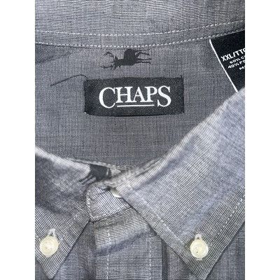 Chaps Ralph Lauren Chaps Shirt Mens 2XL Gray Long Sleeve Button Down Charcoal A Size US XXL / EU 58 / 5 - 3 Thumbnail
