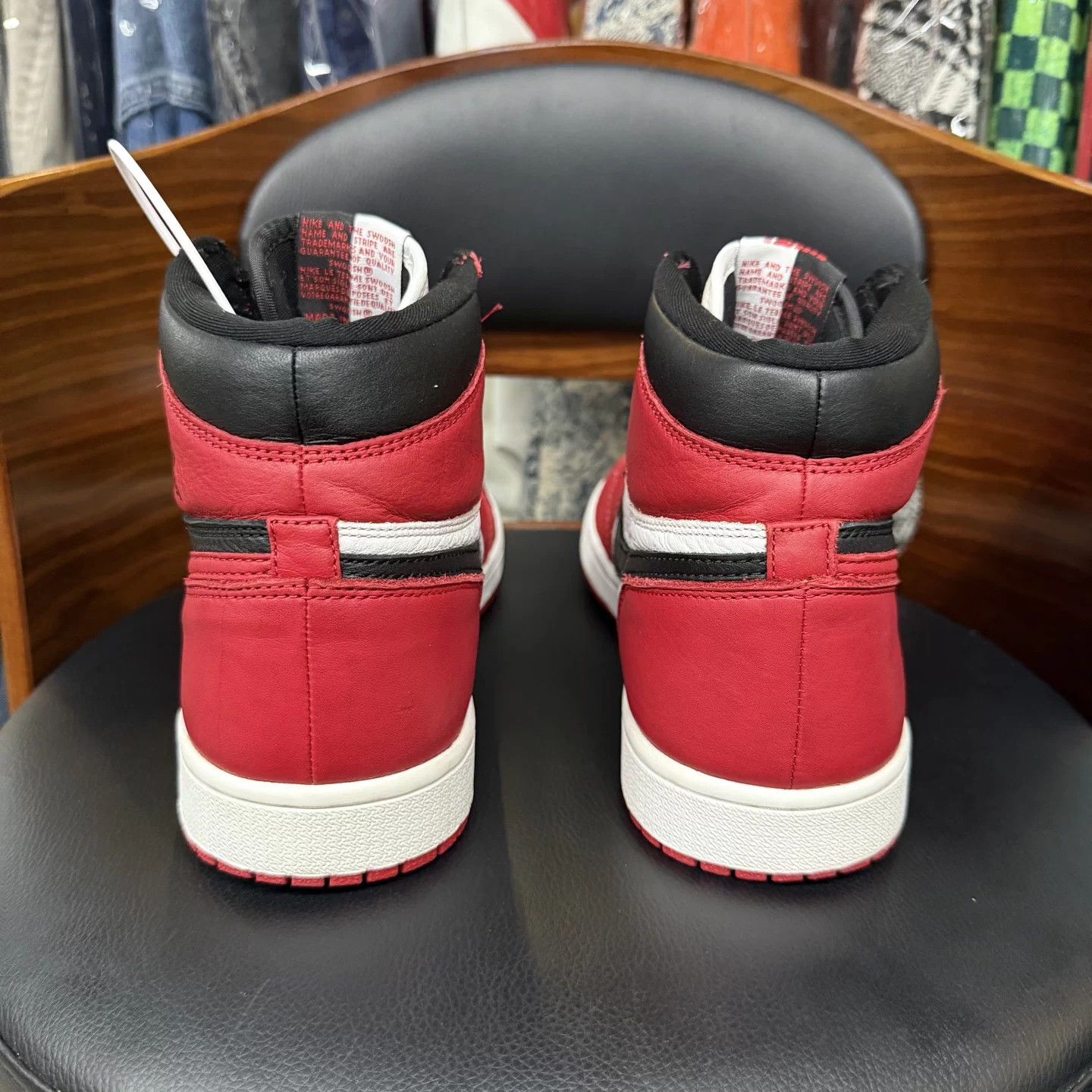 Nike Air Jordan 1 Yin-Yang Black Red Chicago 44.5 MINT Size US 11.5 / EU 44-45 - 3 Thumbnail