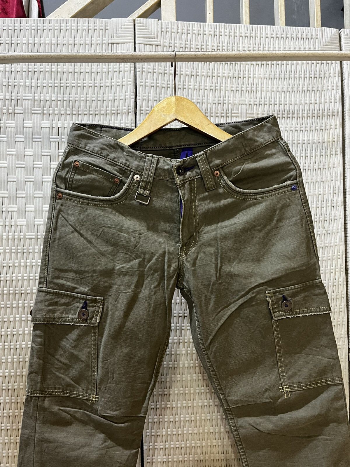 Levi's Levi’s Vintage Cargo Work Pants – Late 70s (Archive Piece) Size US 30 / EU 46 - 2 Thumbnail