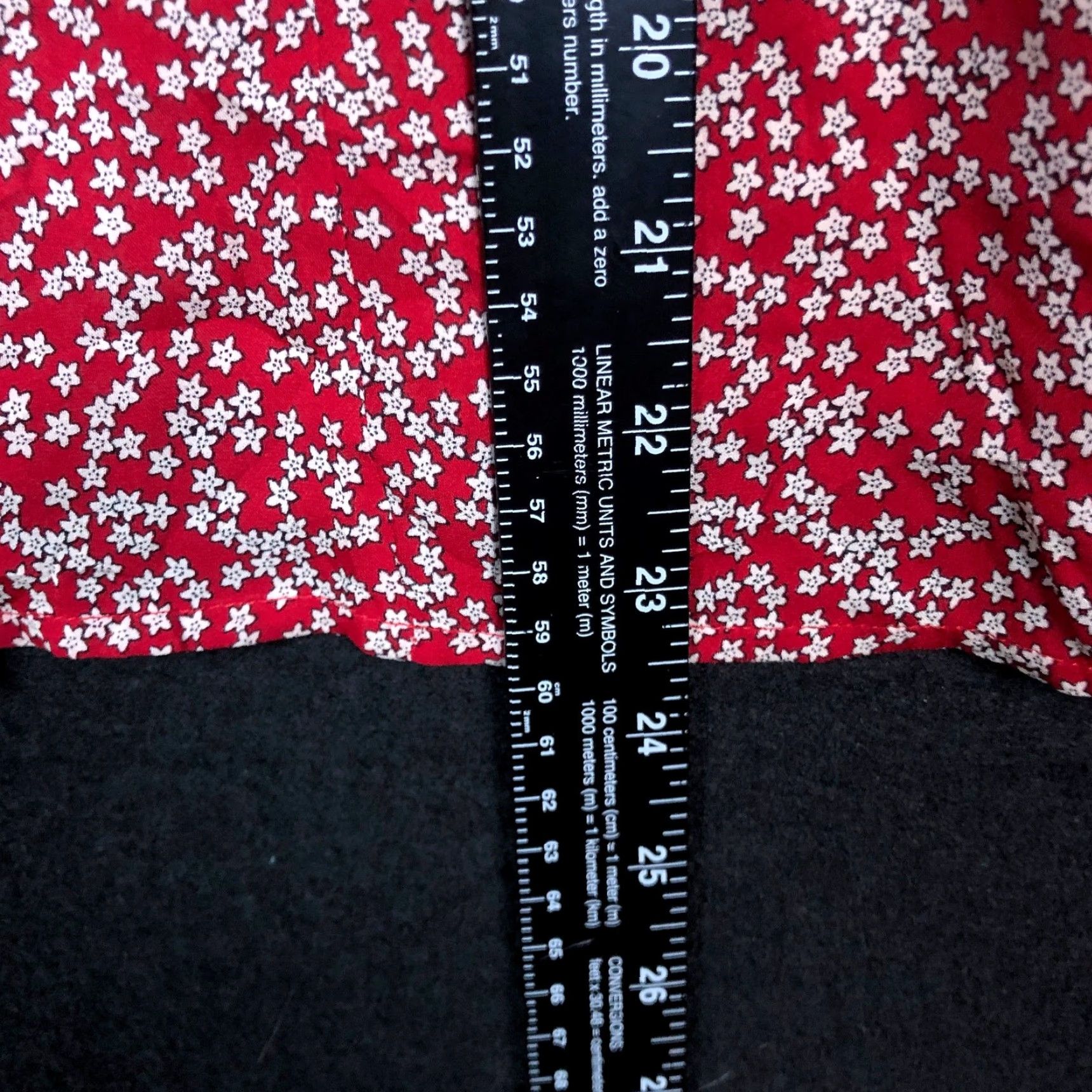 Ann Taylor Ann Taylor Blouse Womens Red White Star Pattern 100% Silk Collared Button Down 6 Regular Sleeveless Size M / US 6-8 / IT 42-44 - 6 Thumbnail