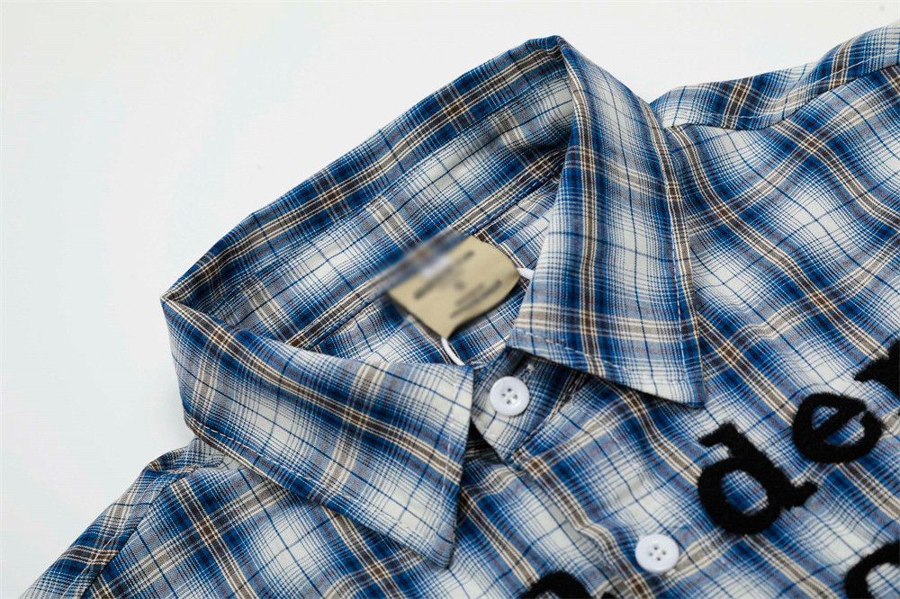 Vintage American retro men's loose casual plaid long-sleeved shirt Size US M / EU 48-50 / 2 - 3 Thumbnail