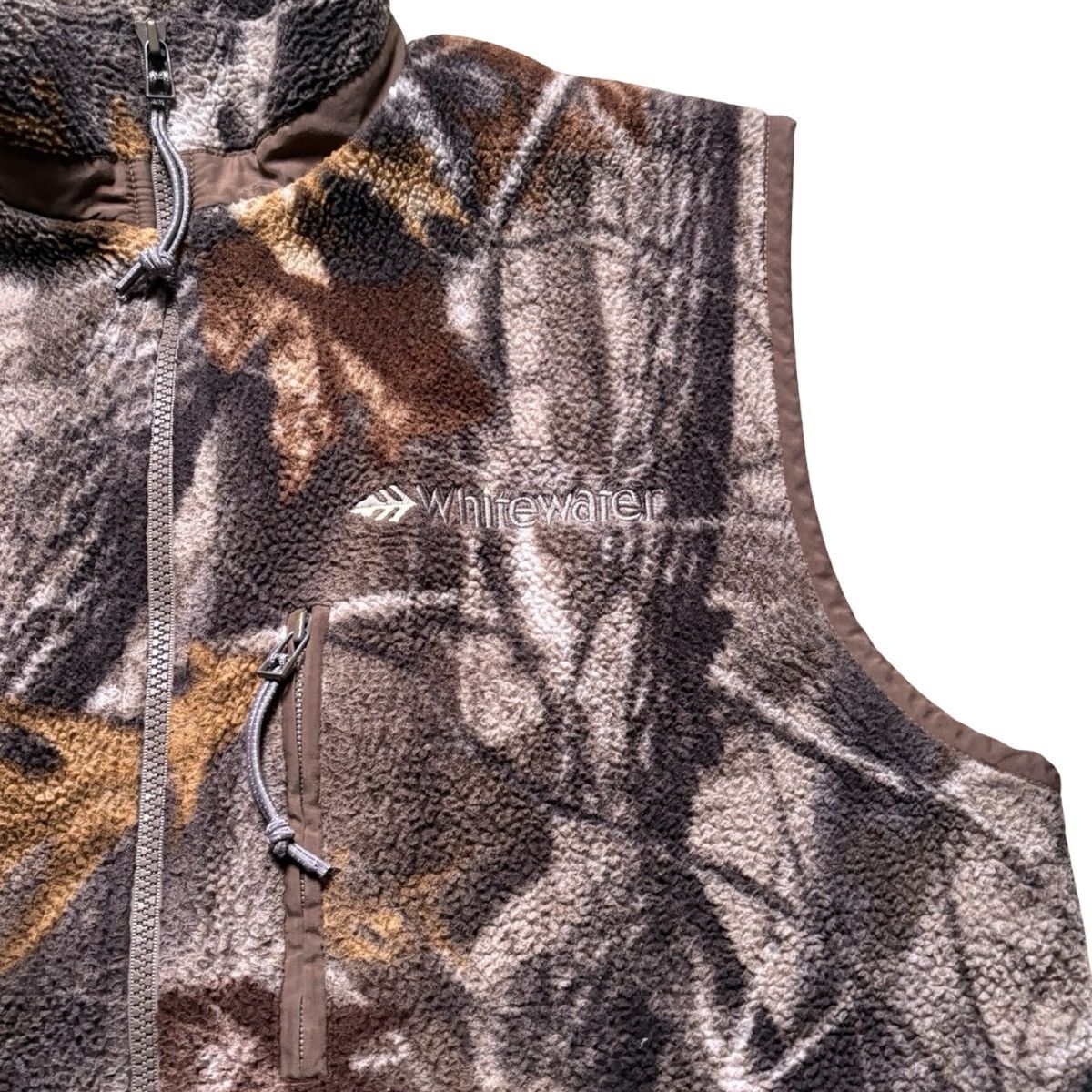 Other 90s Whitewater Deep Pile Camo Full Zip Vest Hunting Men's M Size US M / EU 48-50 / 2 - 2 Thumbnail