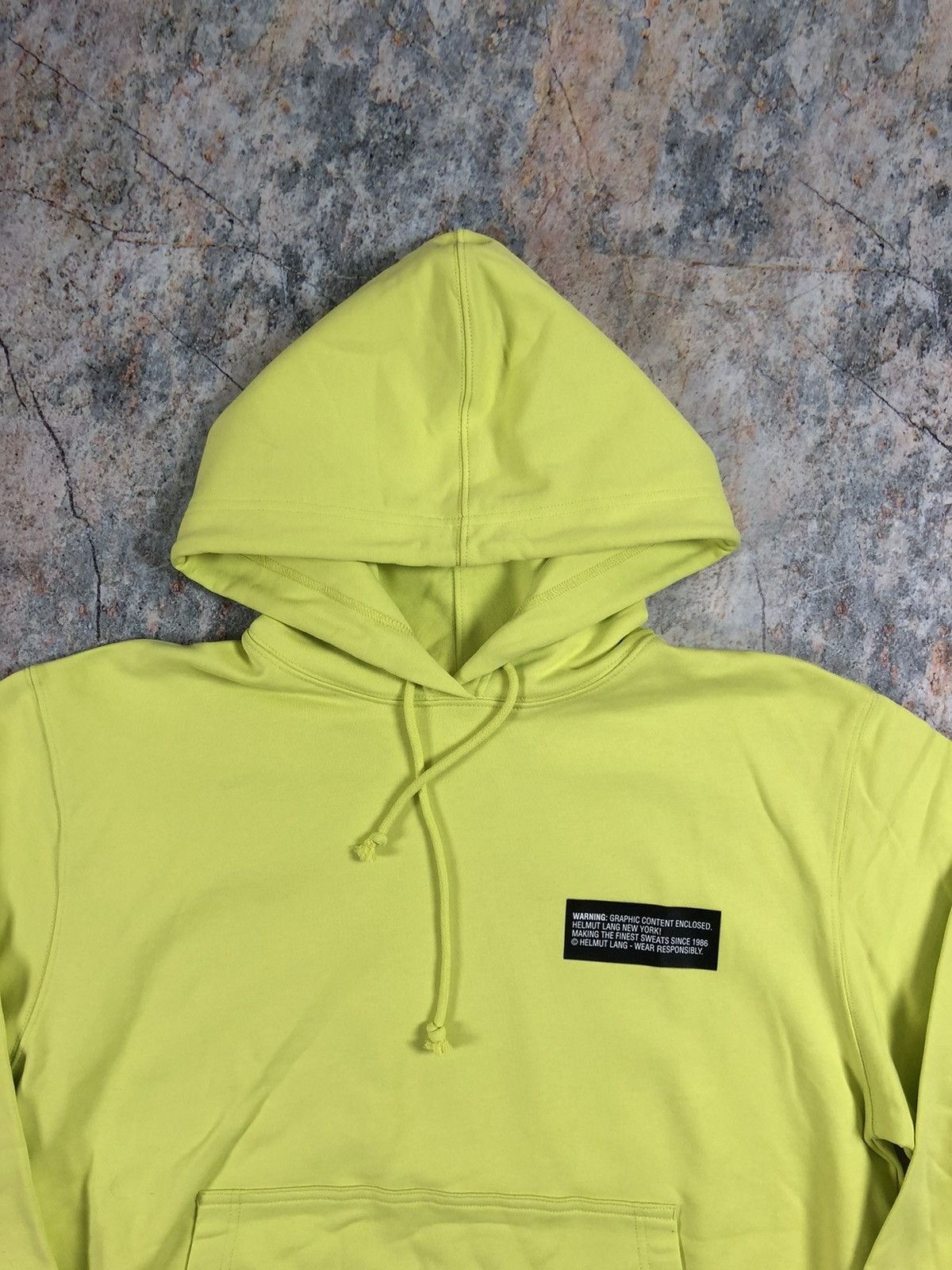 Helmut Lang Helmut Lang green big logo go new hoodie Size US L / EU 52-54 / 3 - 6 Thumbnail