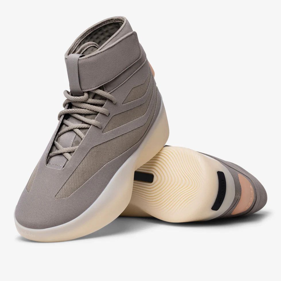 Adidas × Fear of God o1mle0426 Athletics Basketball High-Top Sneakers in Gray Size US 12.5 / EU 45-46 - 4 Thumbnail