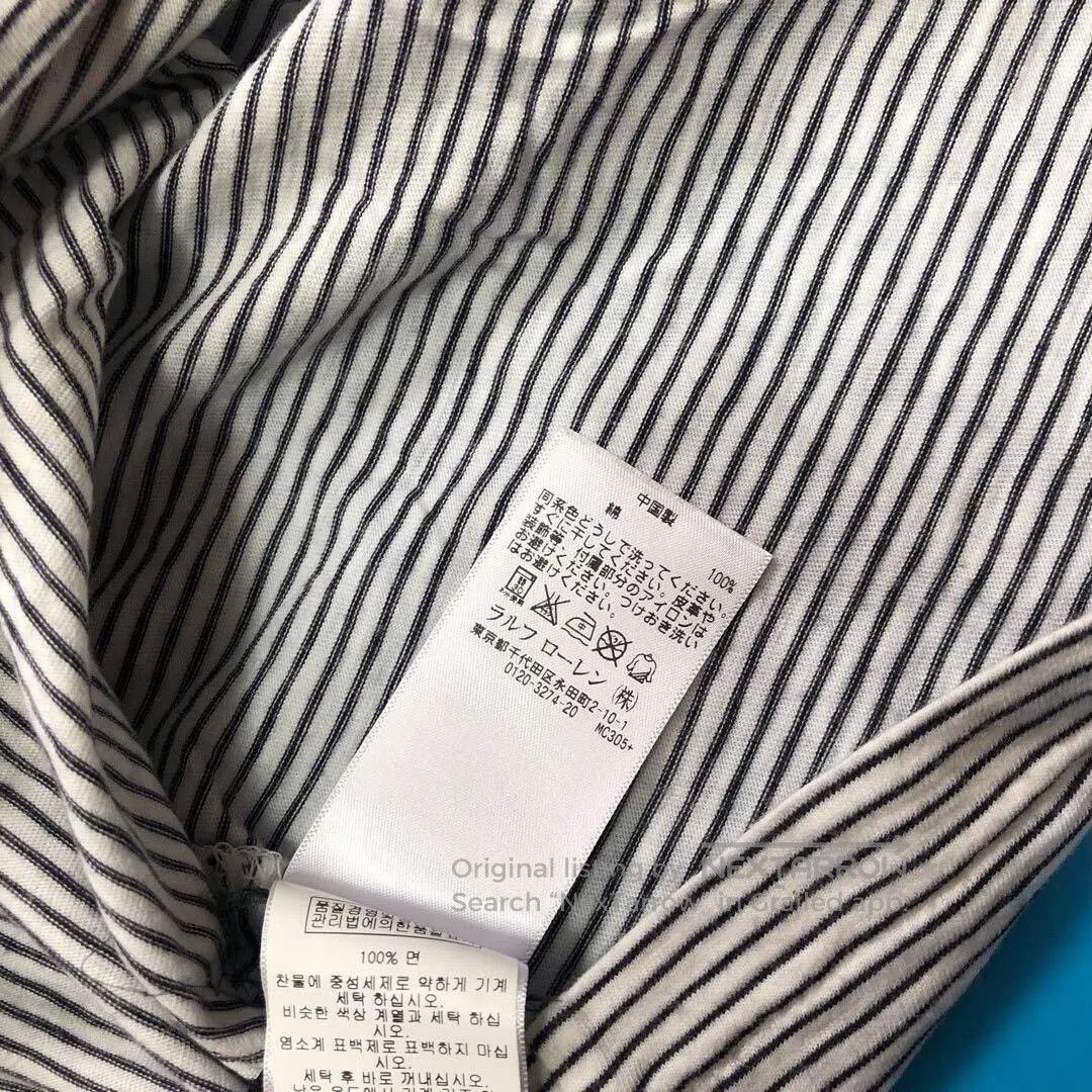 RRL Ralph Lauren Rare 2000s Double RL Striped Tee. Size US L / EU 52-54 / 3 - 4 Thumbnail