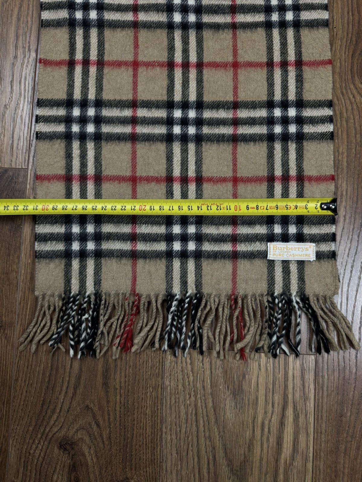 Burberry Vintage cashmere scarf Burberry’s 90s original luxury item Size ONE SIZE - 3 Thumbnail