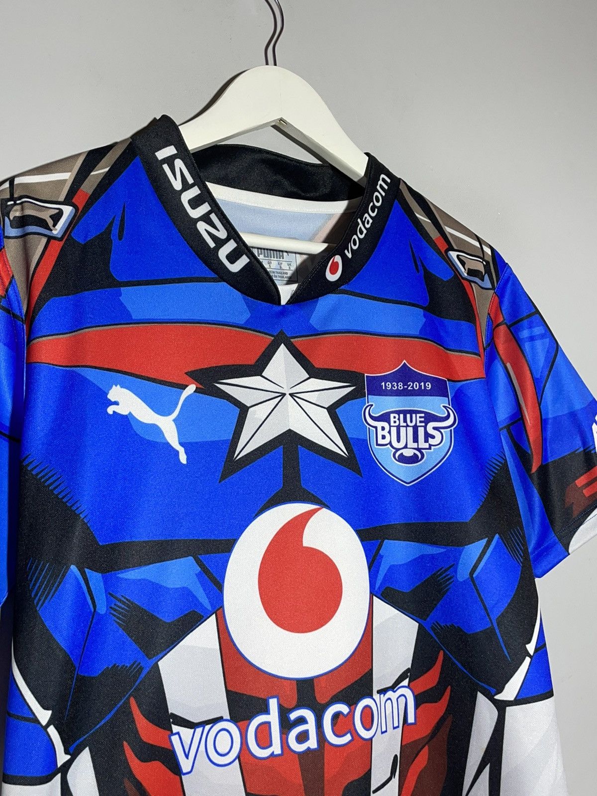 Puma Blue Bulls Captain America 2019 Rugby Jersey Size US S / EU 44-46 / 1 - 3 Thumbnail