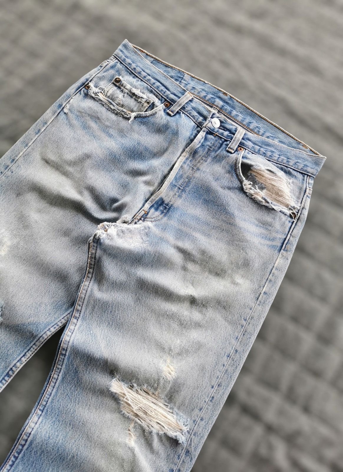 Levi's 80s Levis Vintage Crazy Nice Distressed Size US 32 / EU 48 - 10 Thumbnail