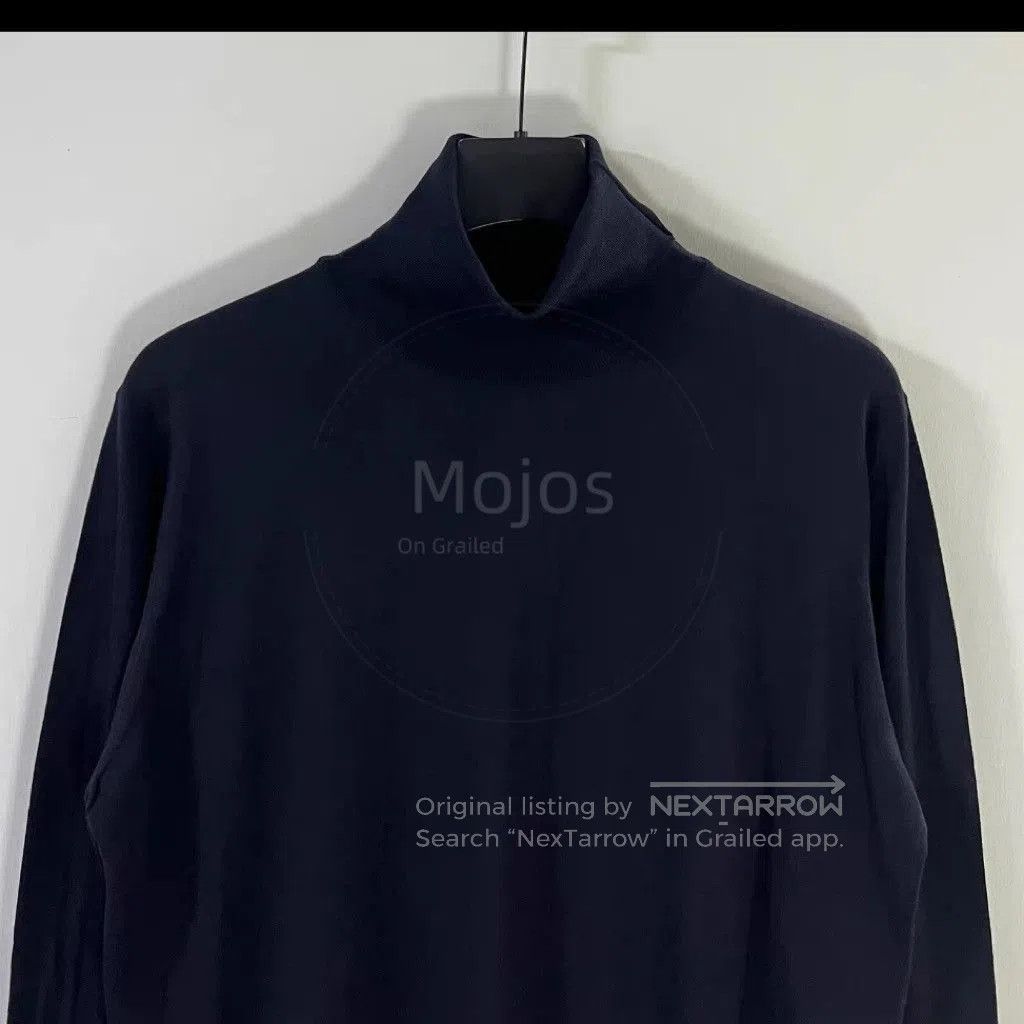 Prada Sz 52 Prada Navy Black label Hi-neck Knitwear. Size US L / EU 52-54 / 3 - 3 Thumbnail