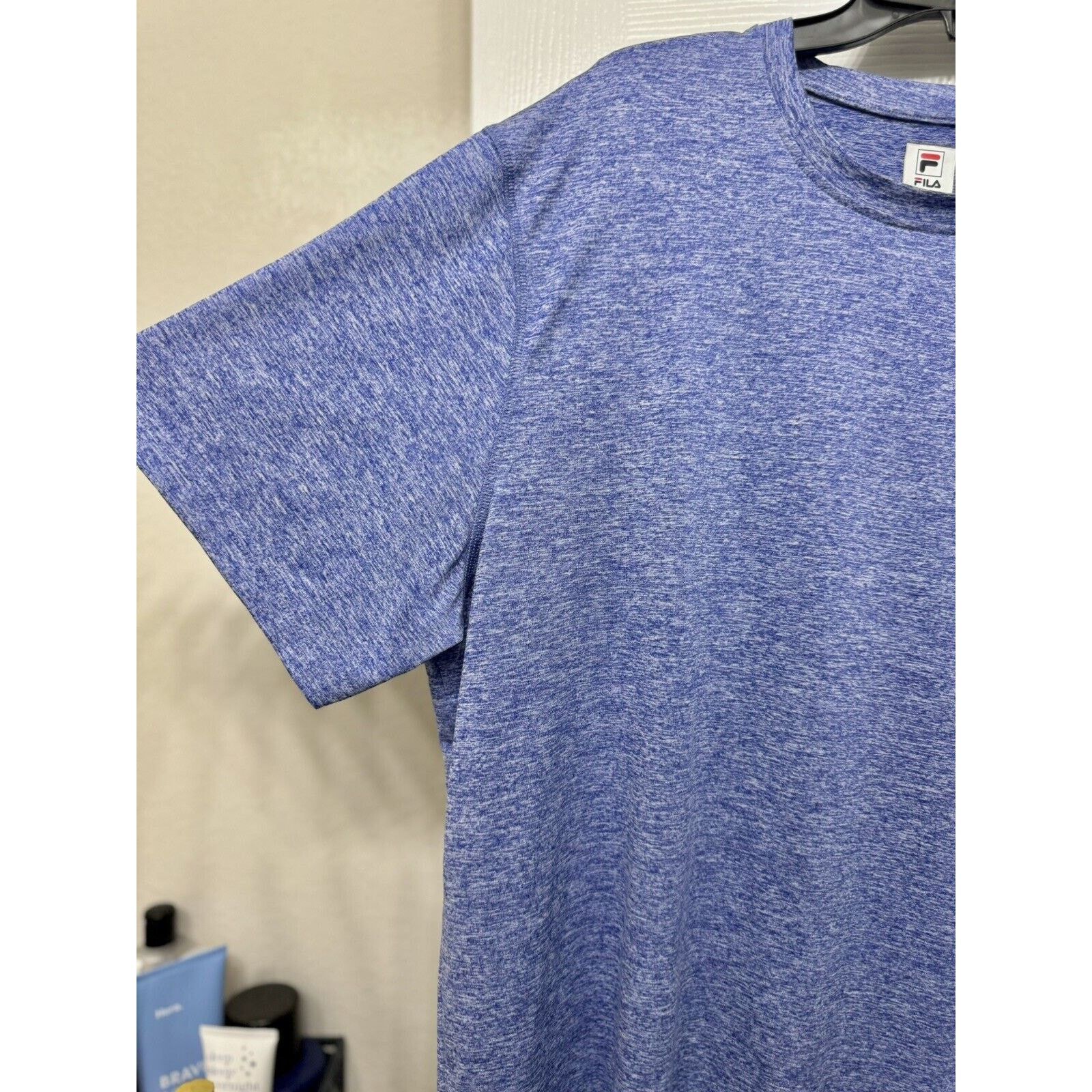 Fila FILA Pickleball Scallop Hem Tee In Atomic Blue Heather 3X Size 3XL / US 20-22 - 3 Thumbnail
