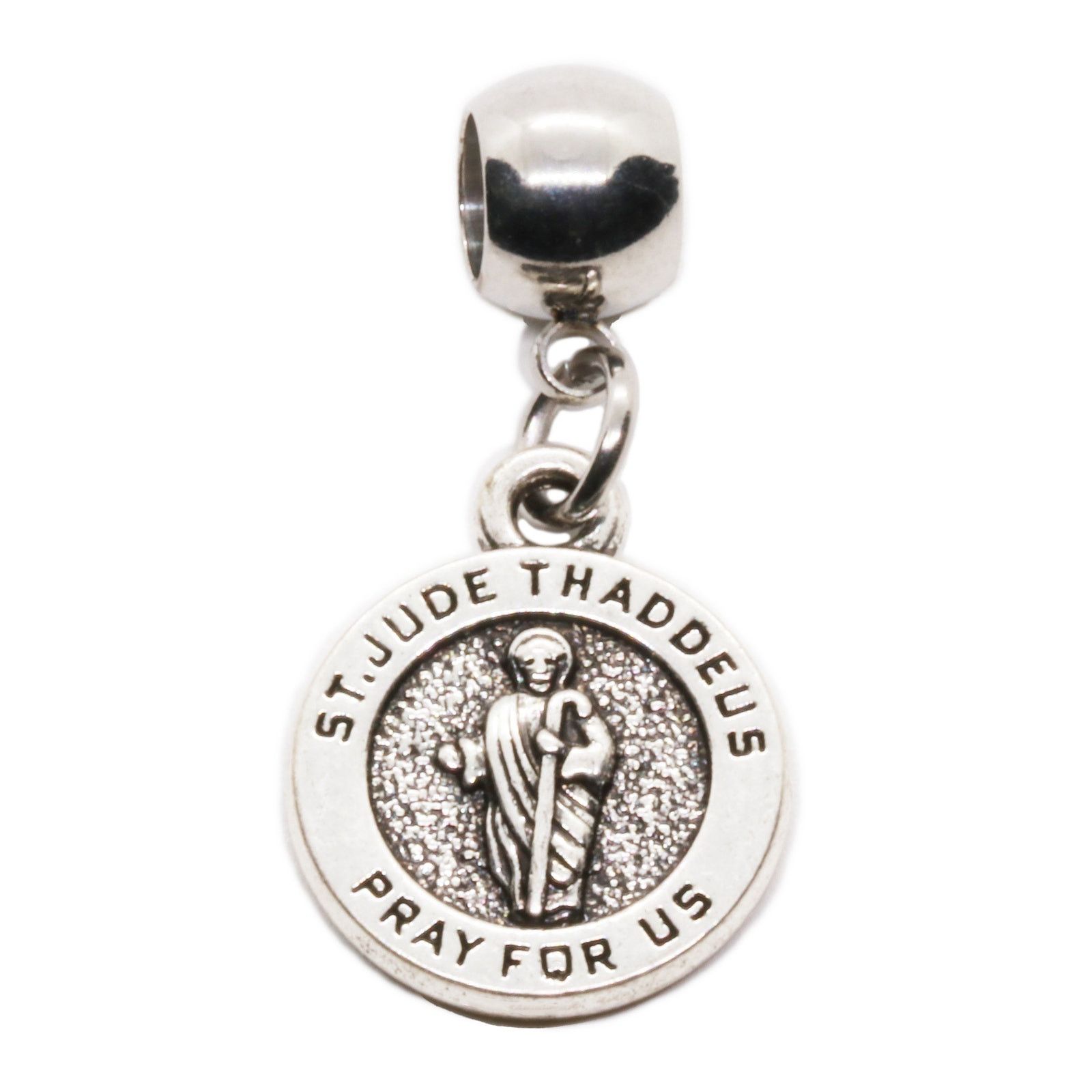& Other Stories St Jude Medal Stainless Steel Connector Size ONE SIZE - 1 Thumbnail