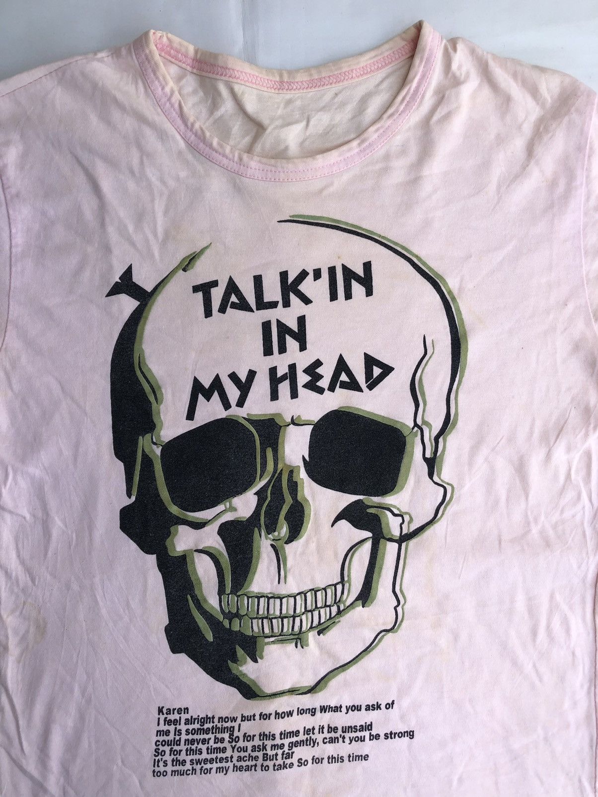 Hysteric Glamour Japan Poem Skull Tshirt Tee Rock Punk Style Size US M / EU 48-50 / 2 - 5 Thumbnail