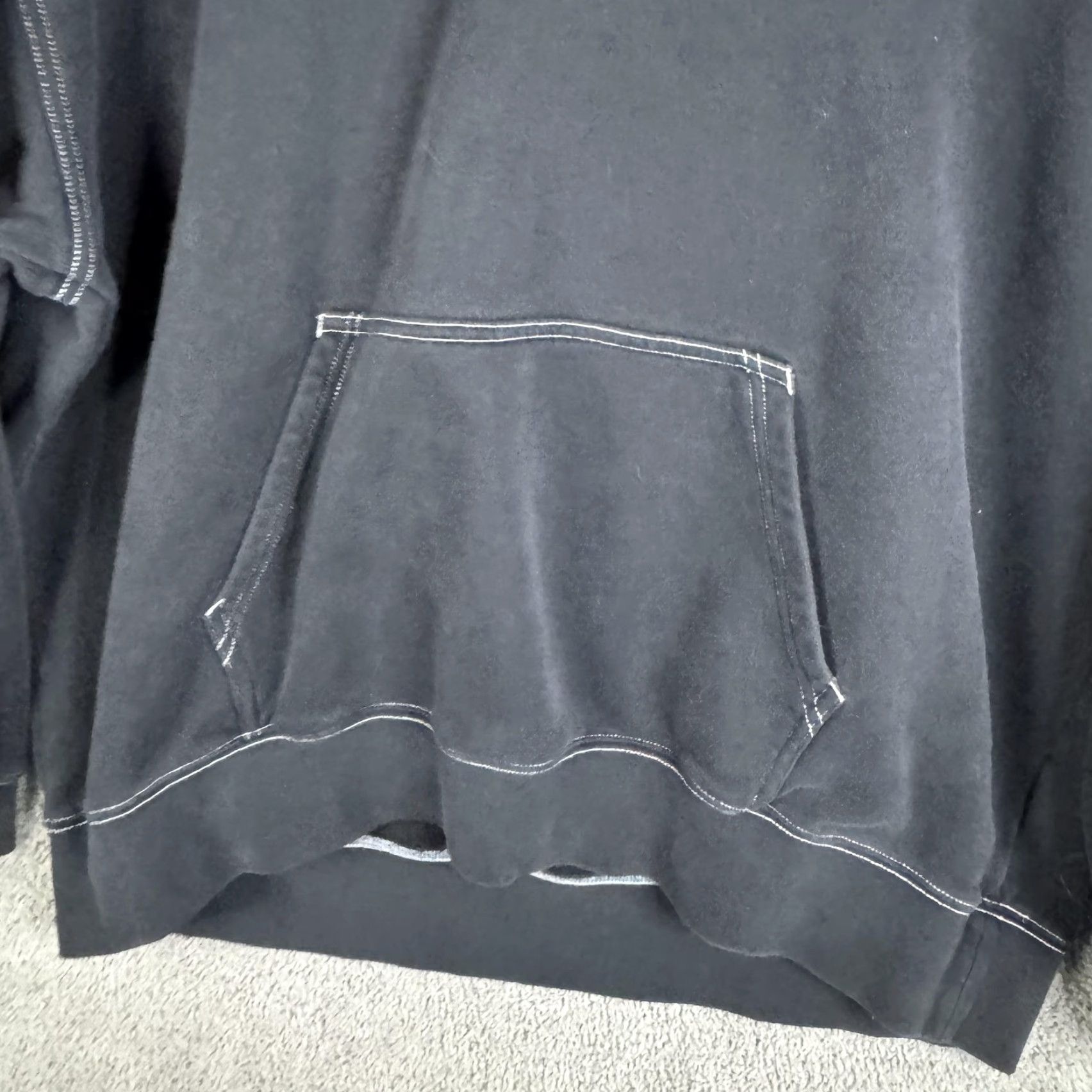 Nike Nike Hoodie Mens Large Black Pullover Fleece Sweatshirt Oversized Swoosh Logo Size US L / EU 52-54 / 3 - 3 Thumbnail