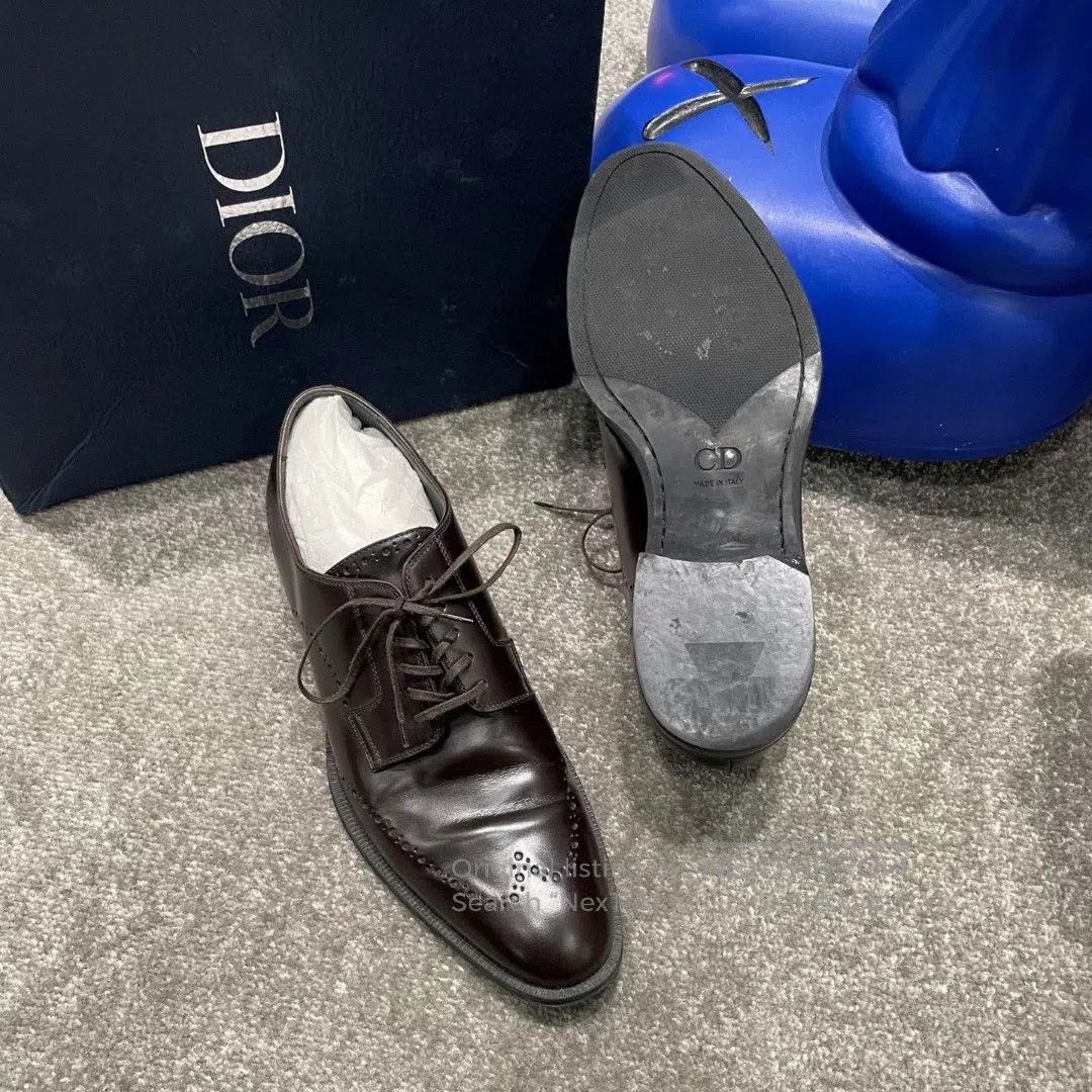 Dior Dior Calf Leather Polished Brogue Shoes. Size US 8 / EU 41 - 6 Thumbnail