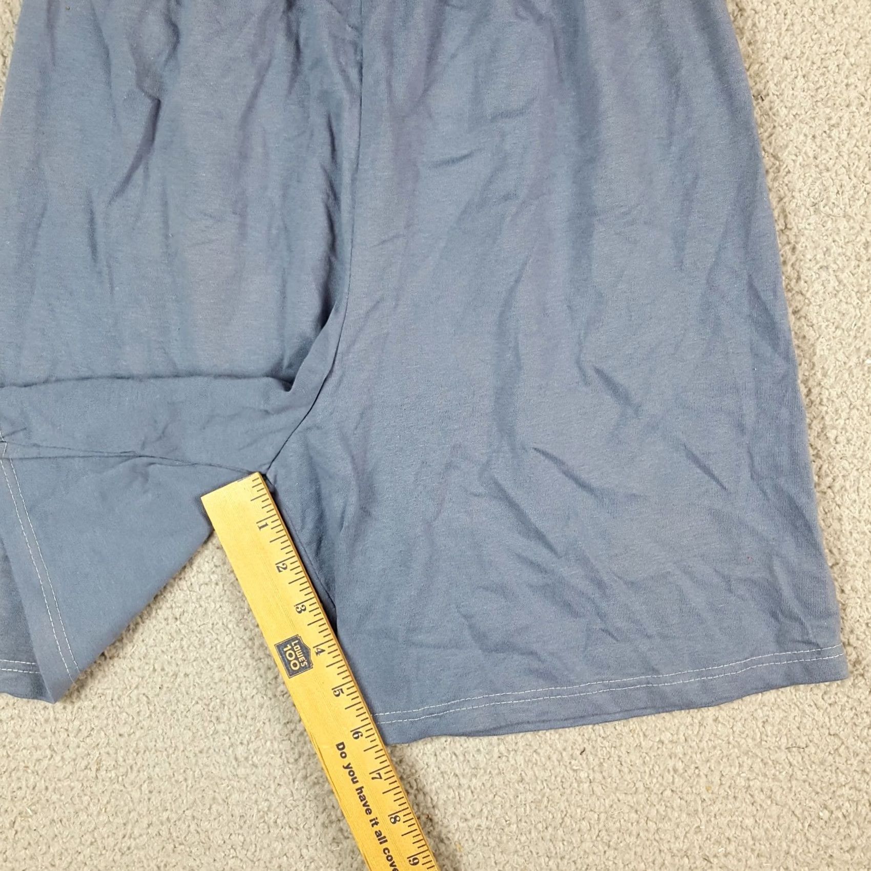 Vintage VINTAGE 90s Women's M Blue Stretch Sweat Shorts Sweatshirt? Size 32" / US 10 / IT 46 - 5 Thumbnail